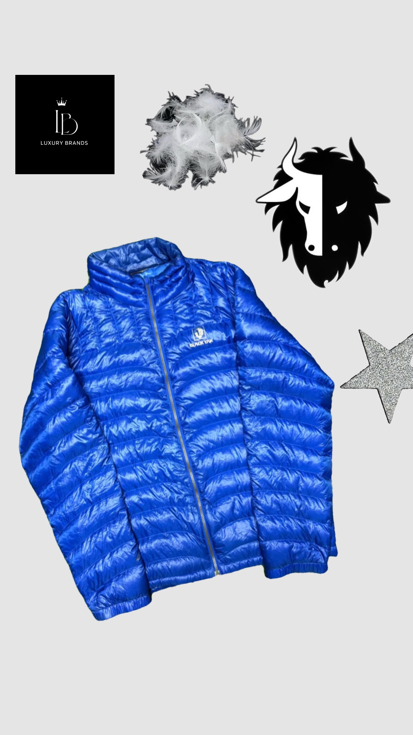 Black yak puffer jackets