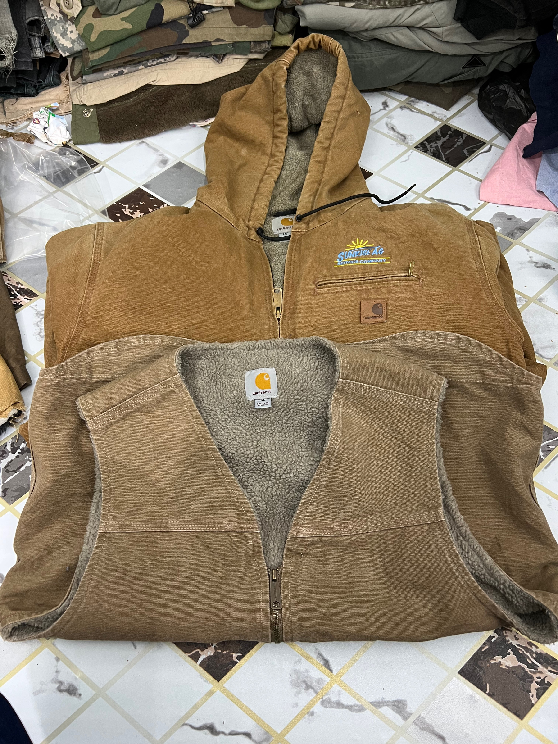 Carhartt jacket & vest