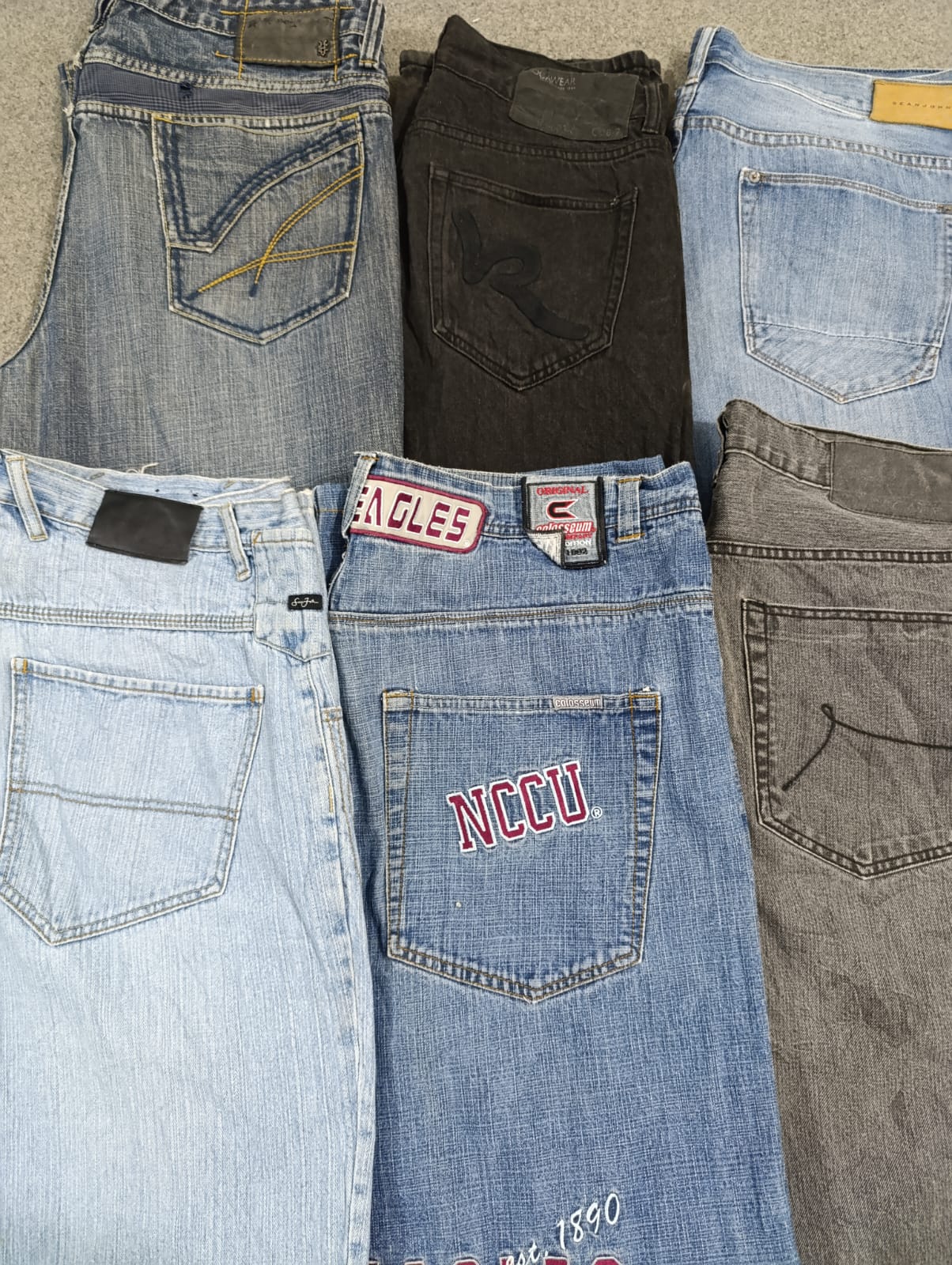 HD1316 Men Baggy Hiphop Jeans