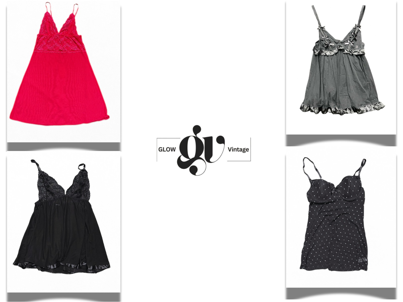 Y2K Romantic Cami Tops - GV0050