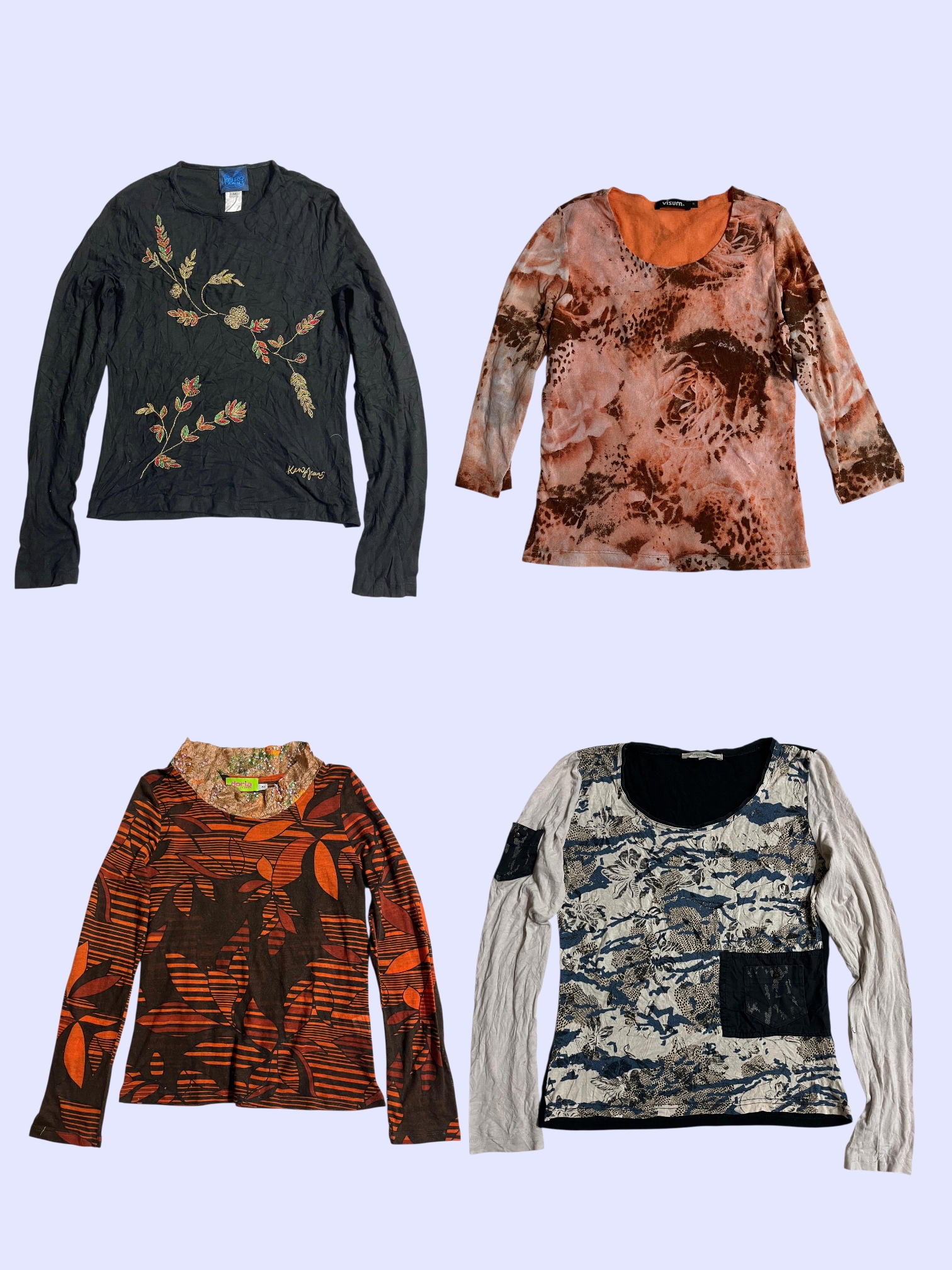 Tops à manches longues Y2K mix(TM008)