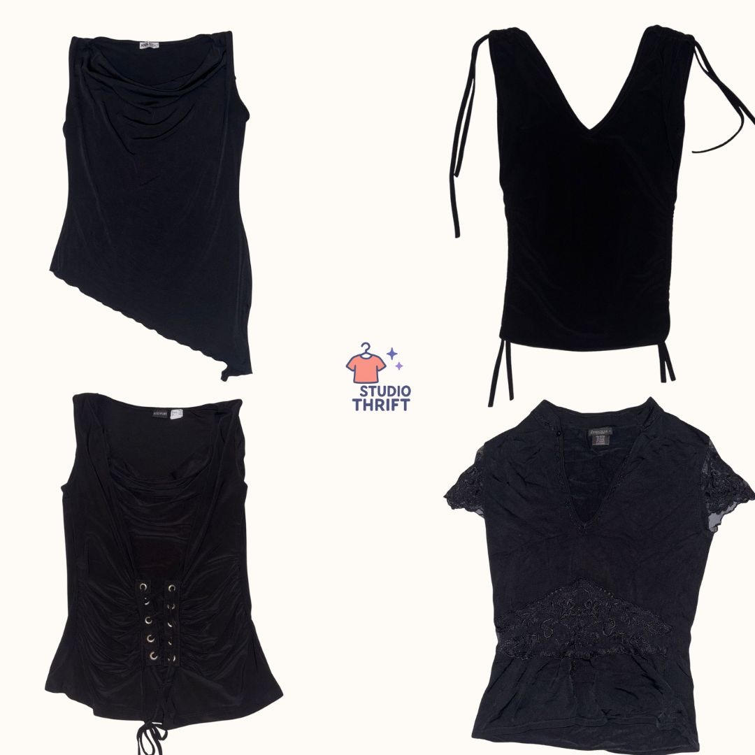 Blackout Muse Y2K Tops(TTO-001)