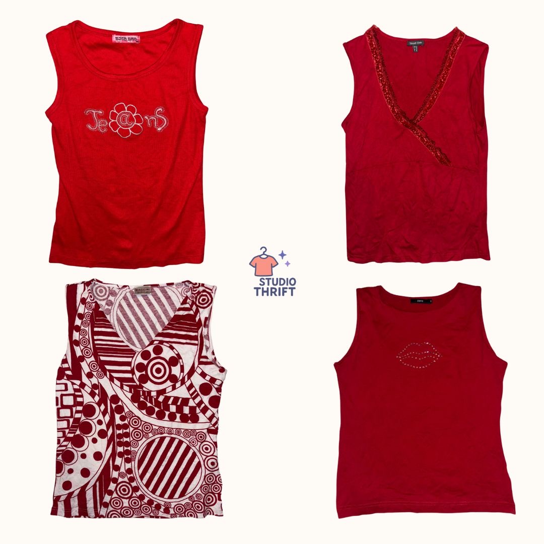 Hot Girl Y2K Tank Tops(TTO-007)