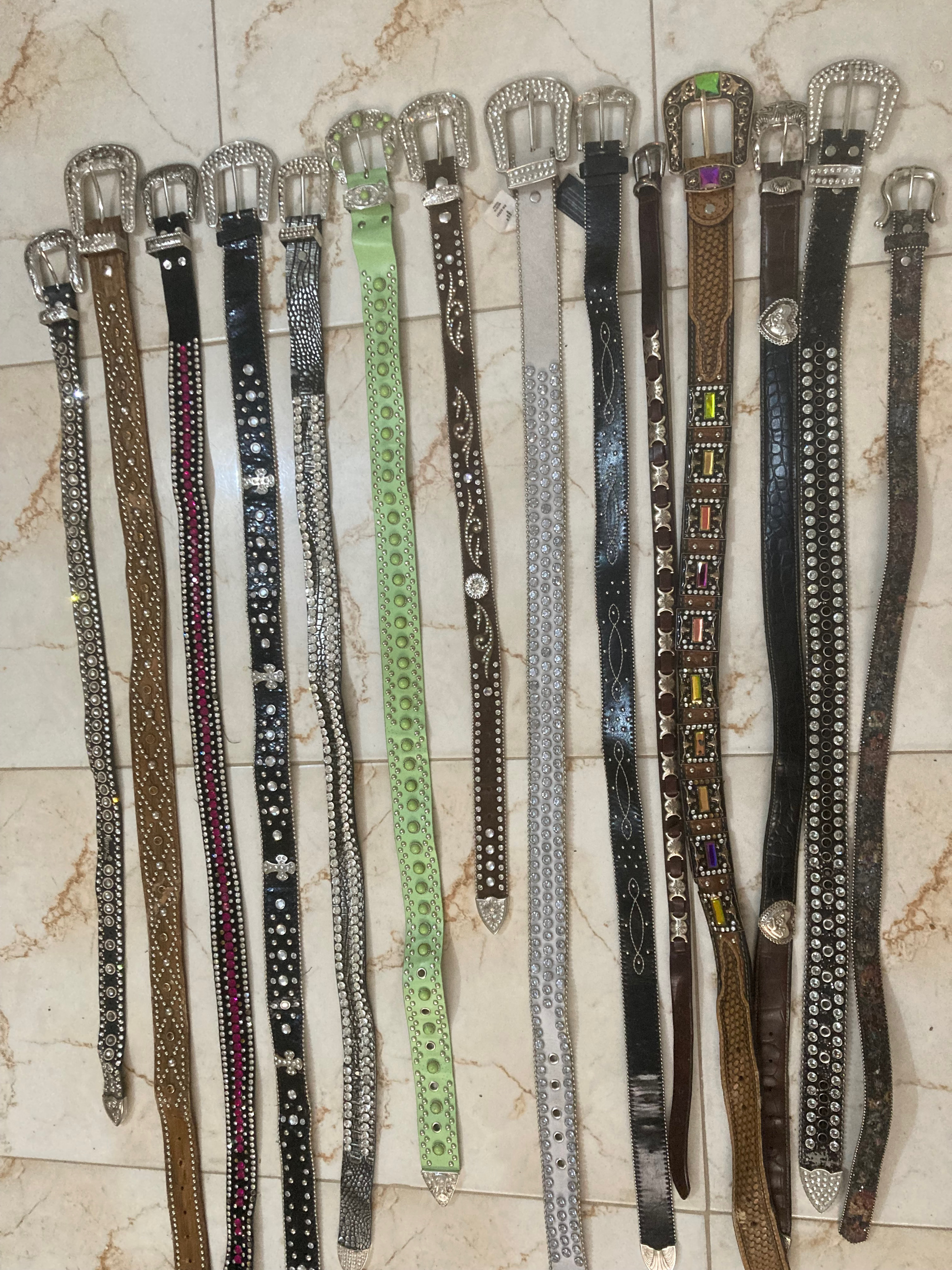 Y2k 20s 90s Studded belts