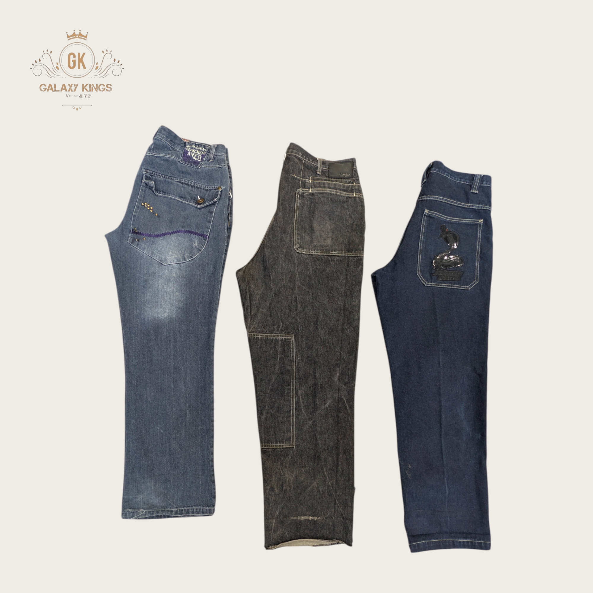 Y2K Hip Hop Beggy Jeans