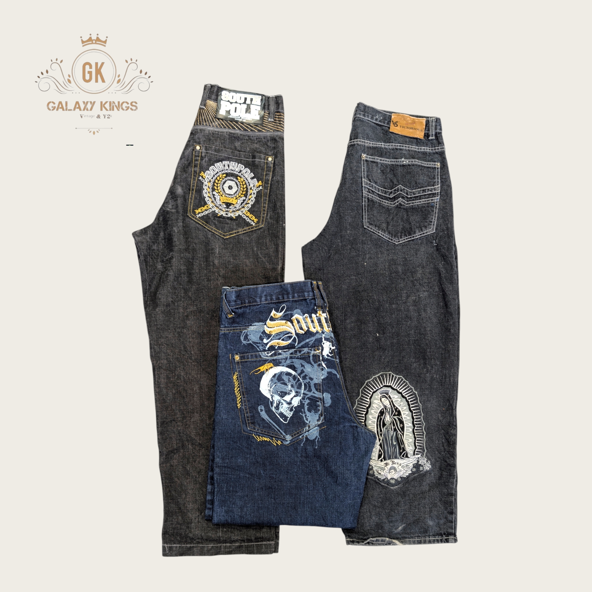 Y2K Hip Hop Beggy Jeans