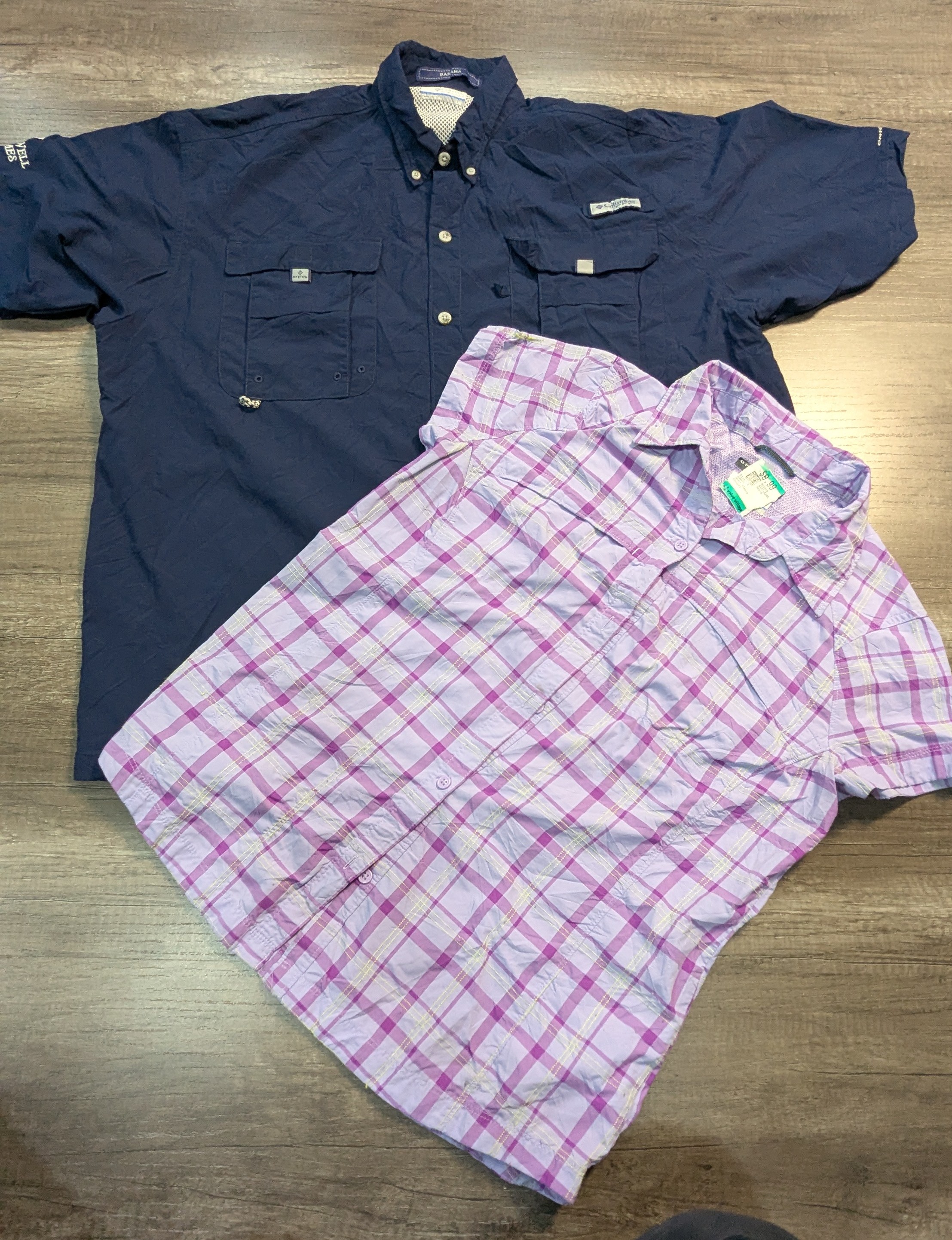 3181 - Columbia Long and Half Sleeves Shirts