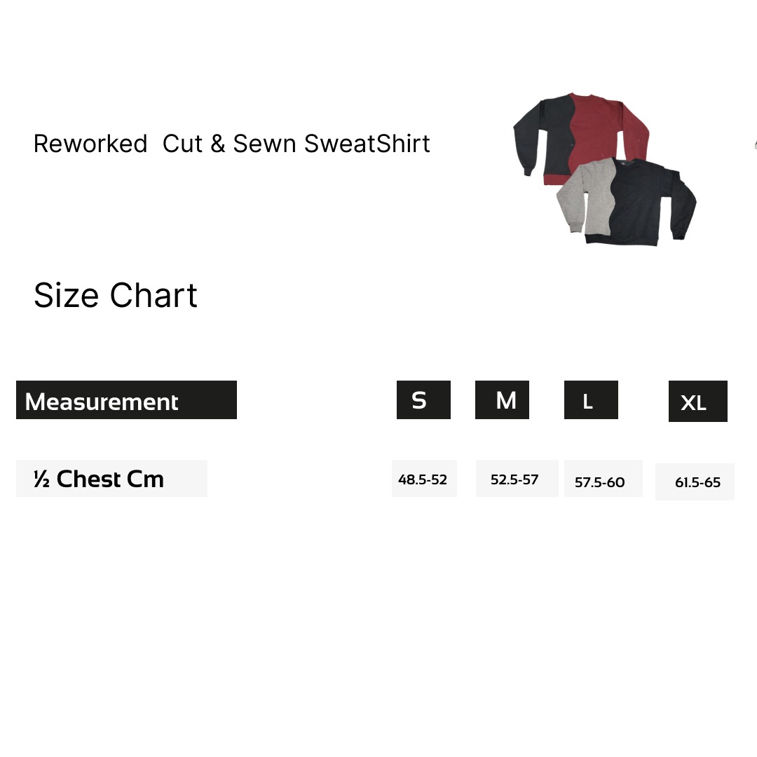 Upcycled Cut & Sewn SweatShirt
