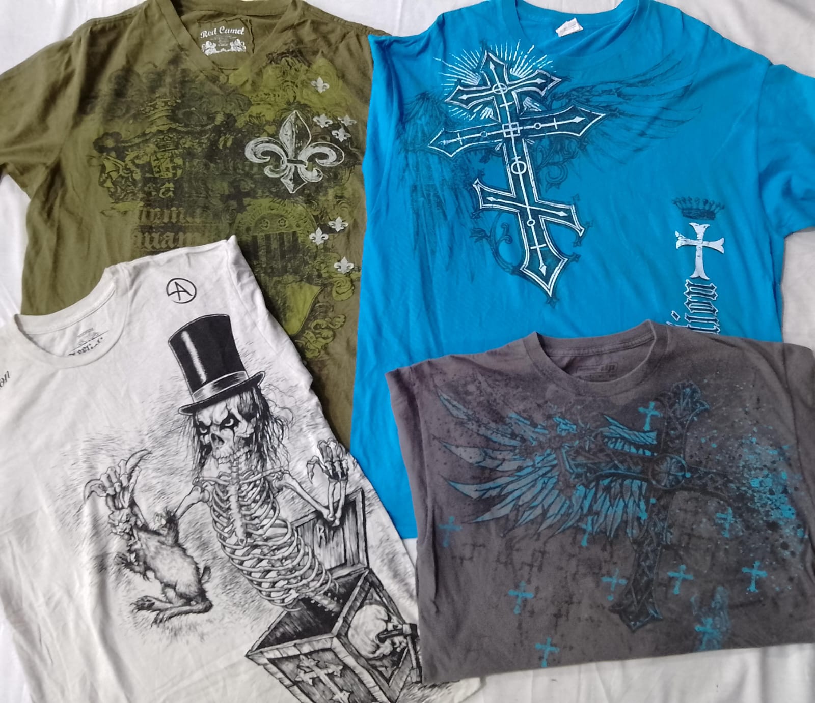 CR5969  Vintage Skull T-Shirts