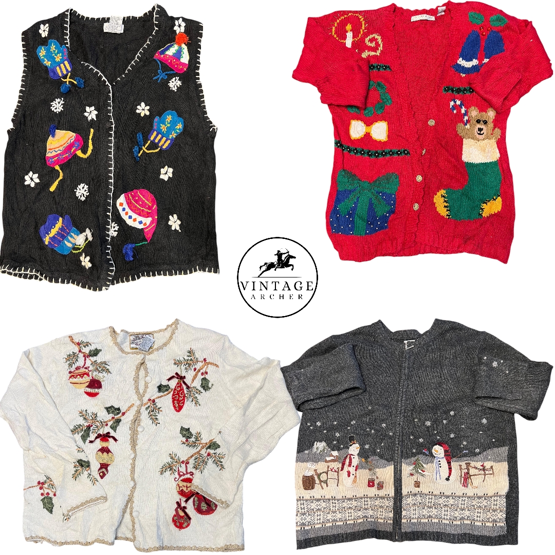 Y2K Retro Sweaters and Cardigans Christmas Edition 10pcs (S-19)