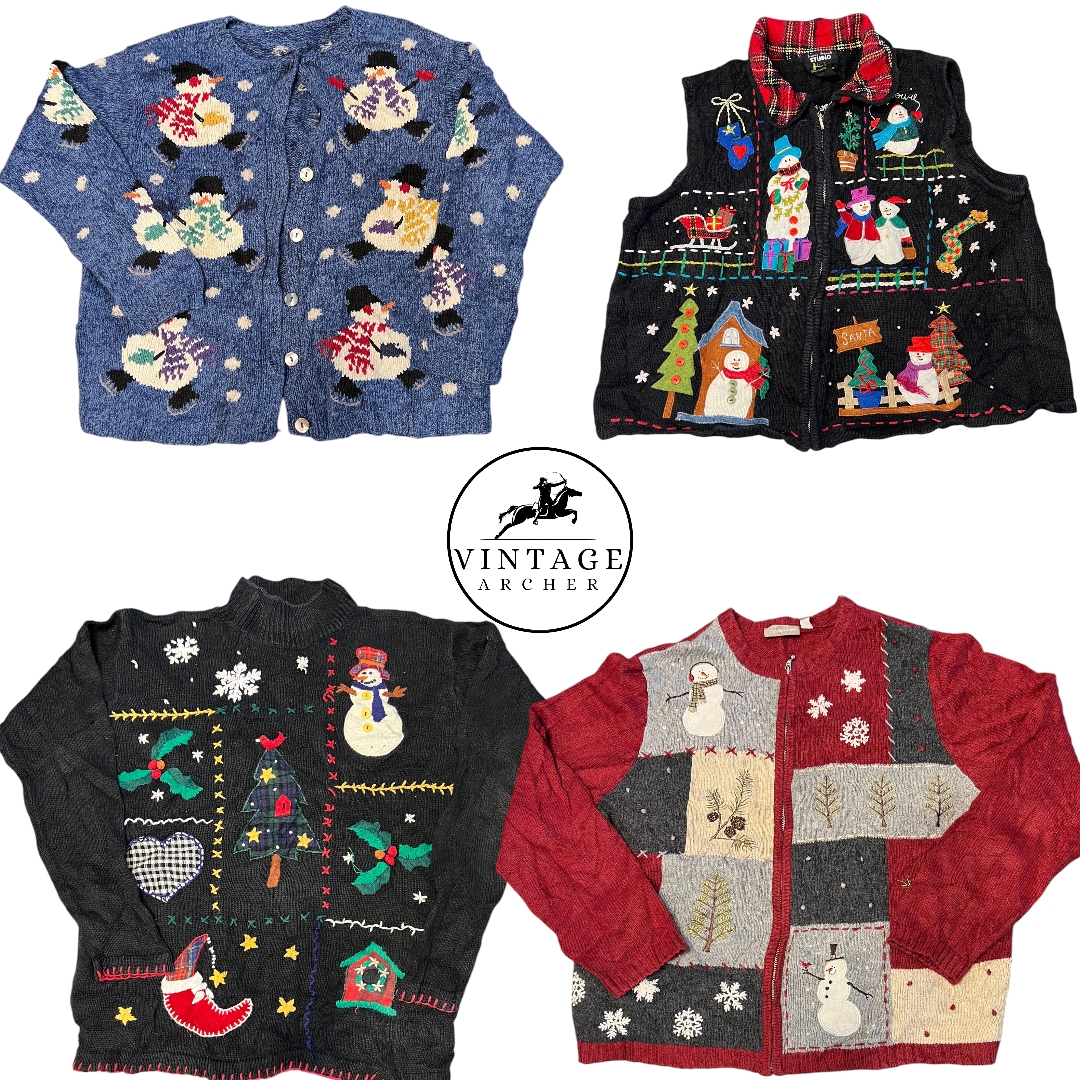 Y2K Retro Sweaters and Cardigans Christmas Edition 10pcs (S-18)