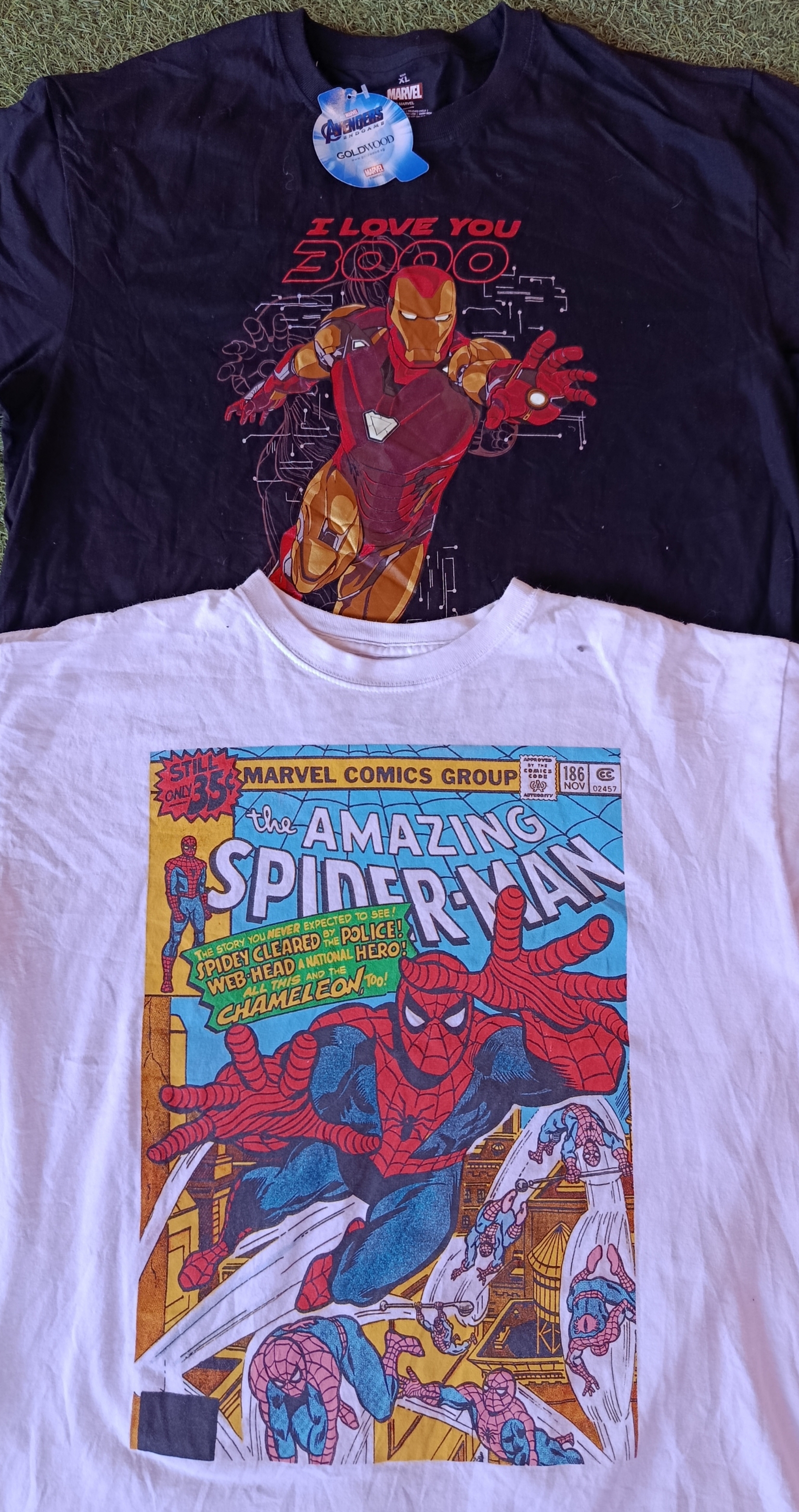 Marvel-Helden bedruckte T-Shirts 14 Stück (RV # 084)