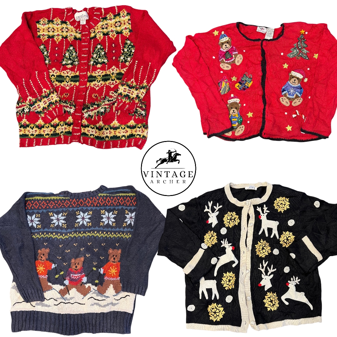 Y2K Retro Sweaters and Cardigans Christmas Edition 10pcs (S-17)