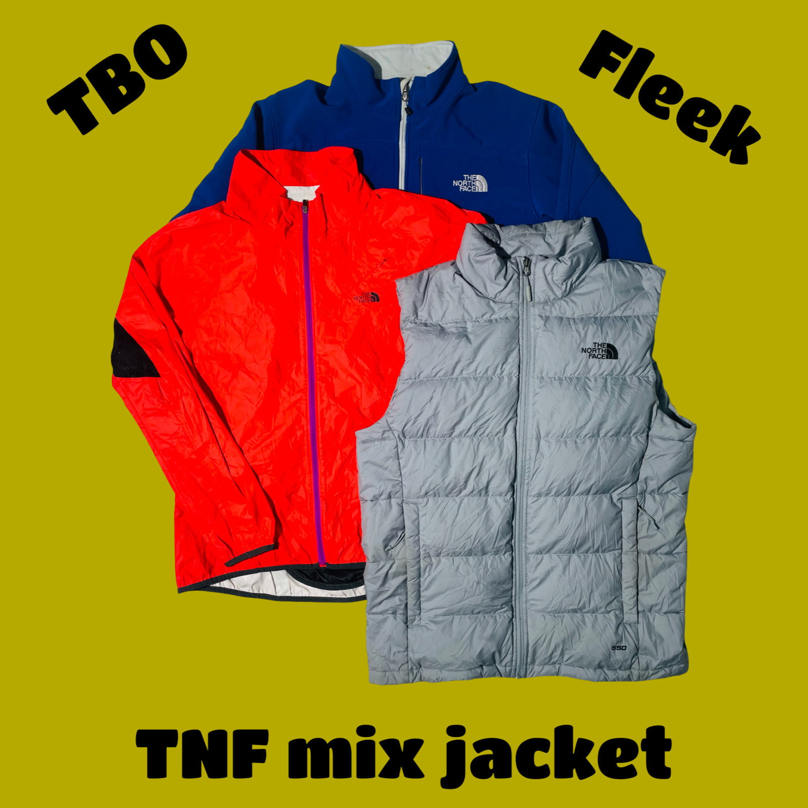 The North Face mix Jackets