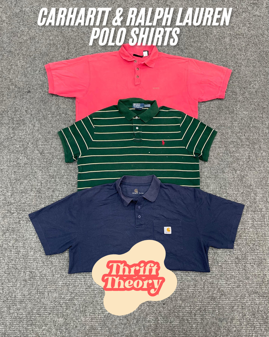 Carhartt & Ralph Lauren Polo T-Shirts - (21/01)