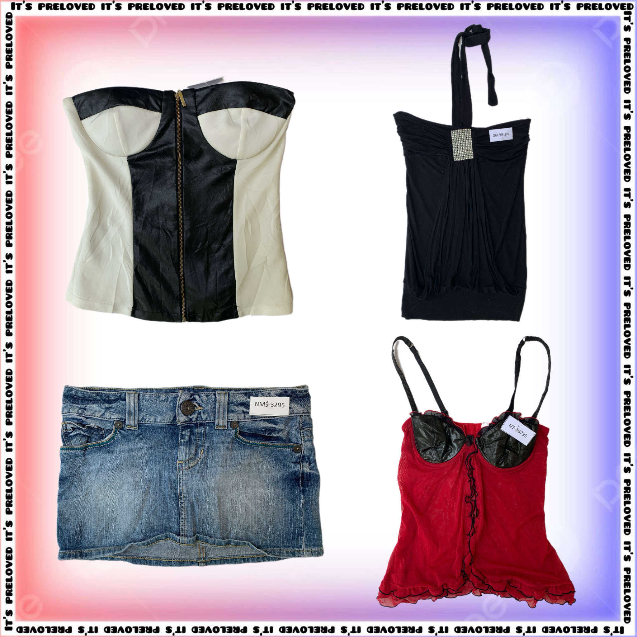 Xtina Era -Halter Tops, Corsets, Low Rise Jeans/Skirts/Shorts, Leather Pants/Jackets, Camis (SS-1869)