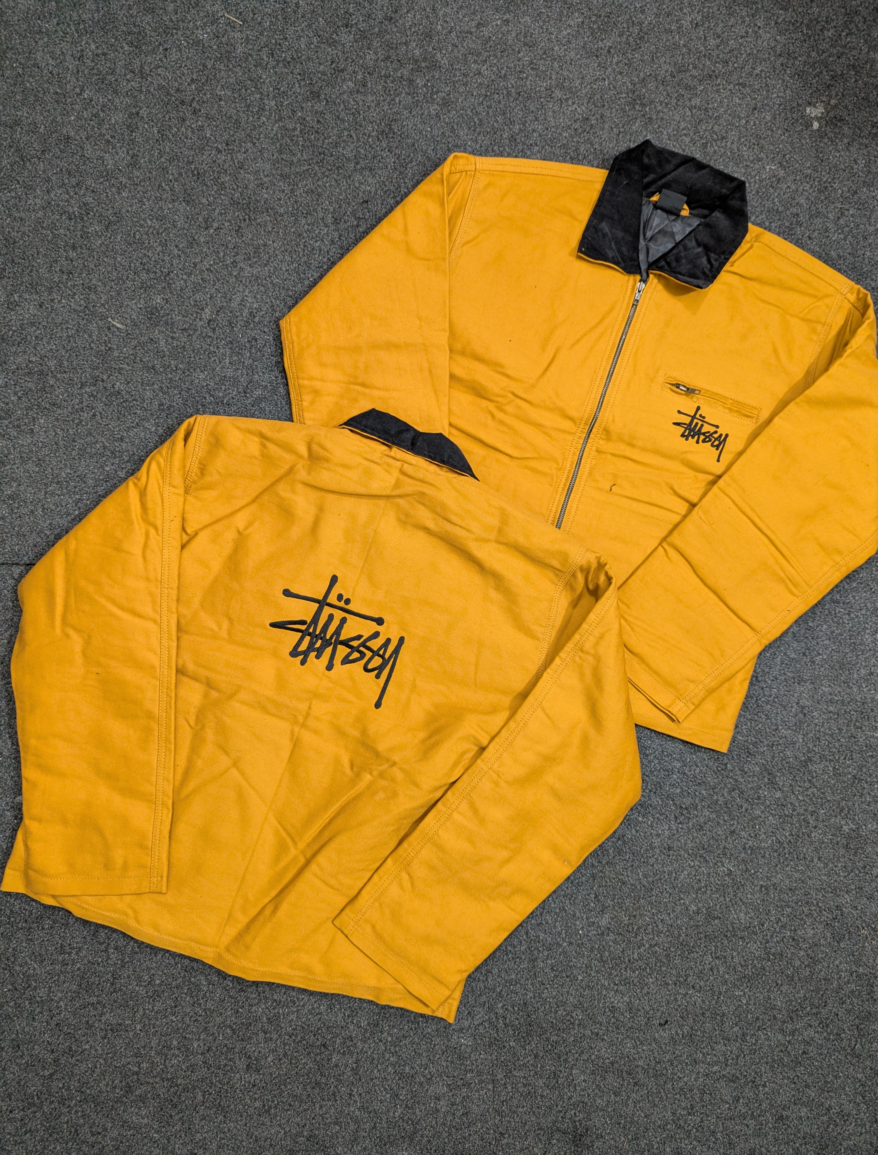Stussy Tan Detroit Rework Style Jackets, Stussy Embroidery (front & back), (SE-014), 11 pcs