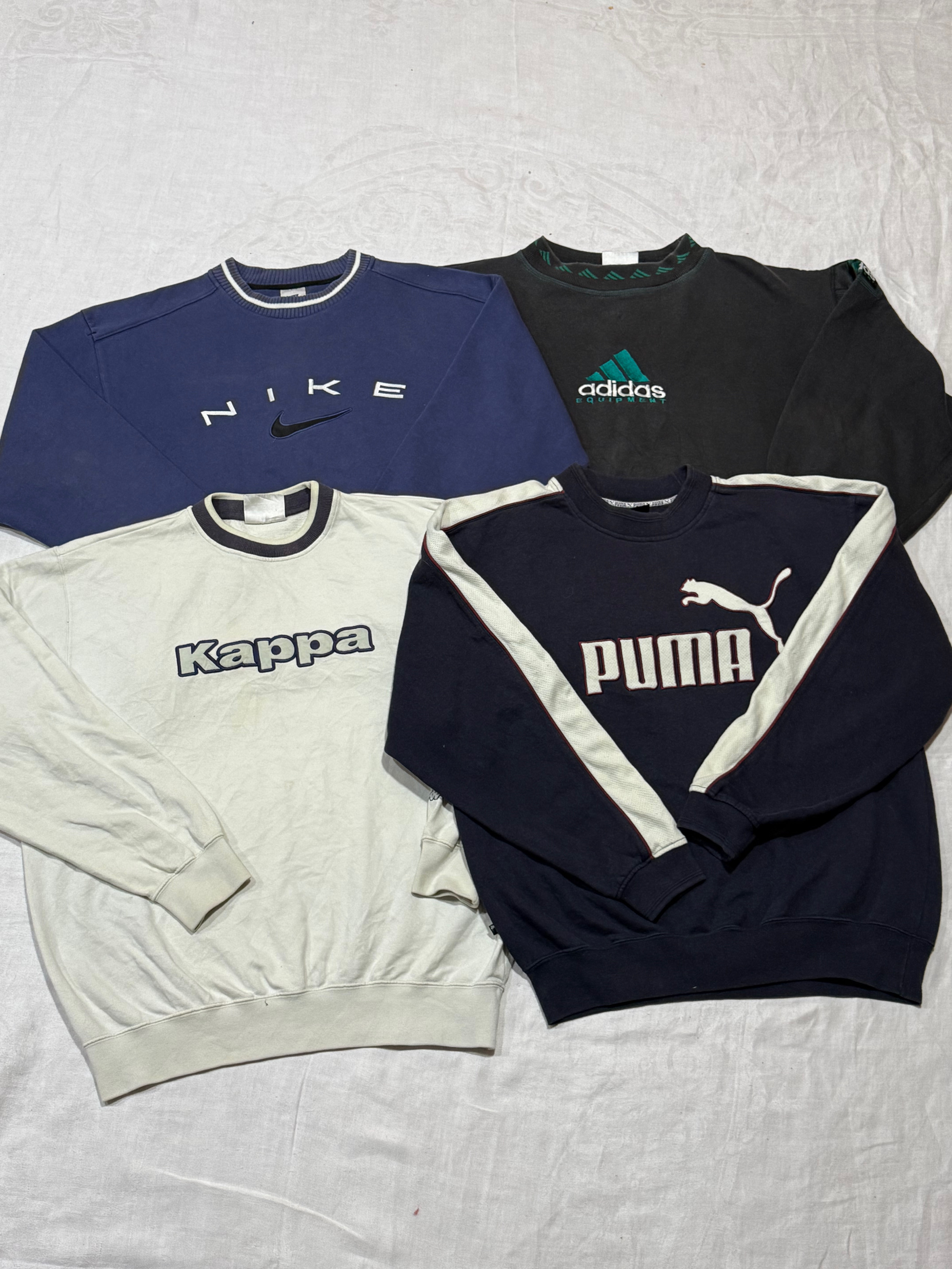 Sweatshirt Nike adidas kappa and puma