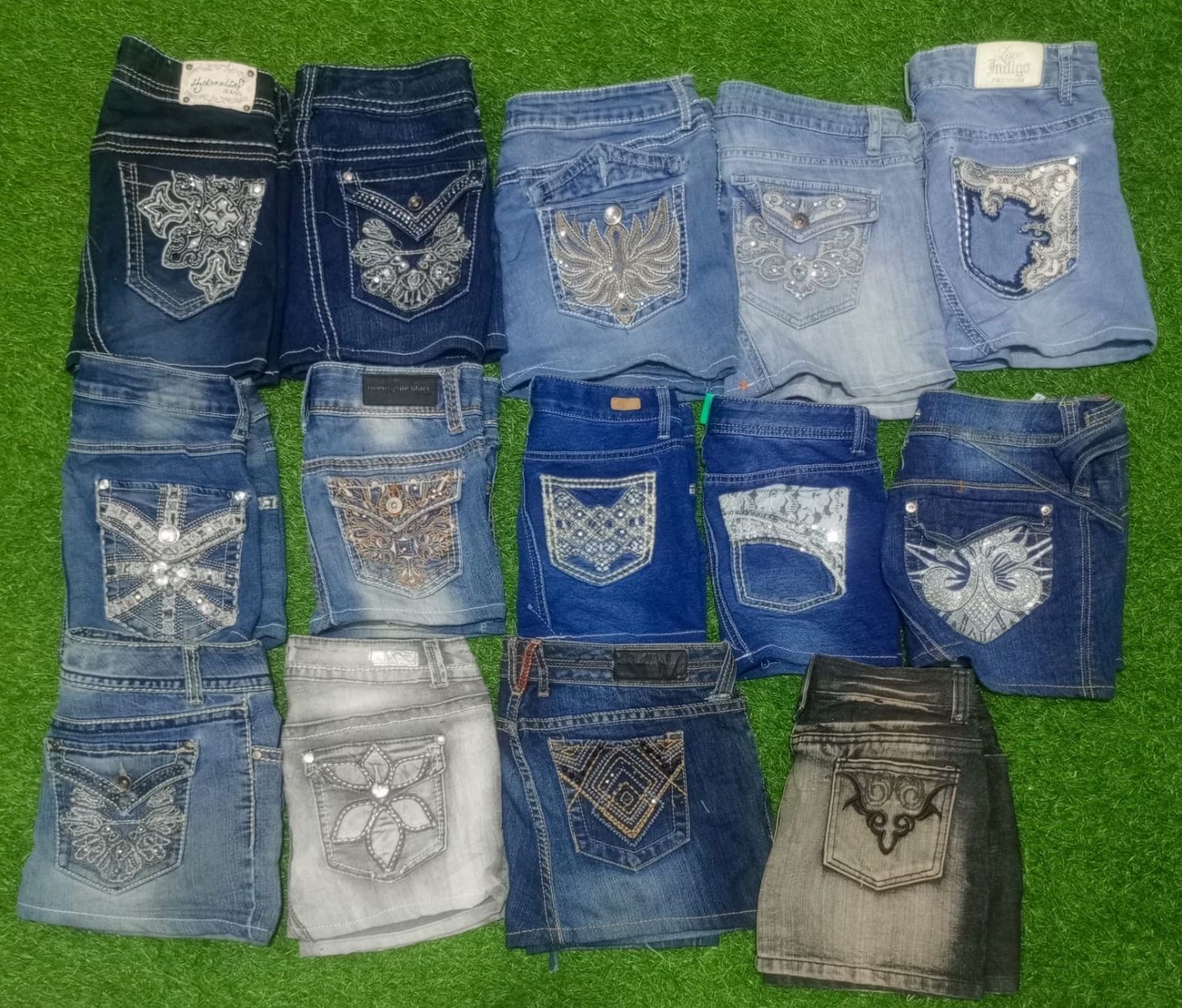 EARL JEANS AND OTHER MIX BRANDS MINI SKIRTS ( ID 38)