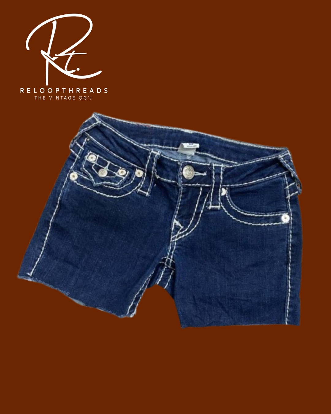 Upcycled True Religion Sexy Shorts - Mixed Colors ..