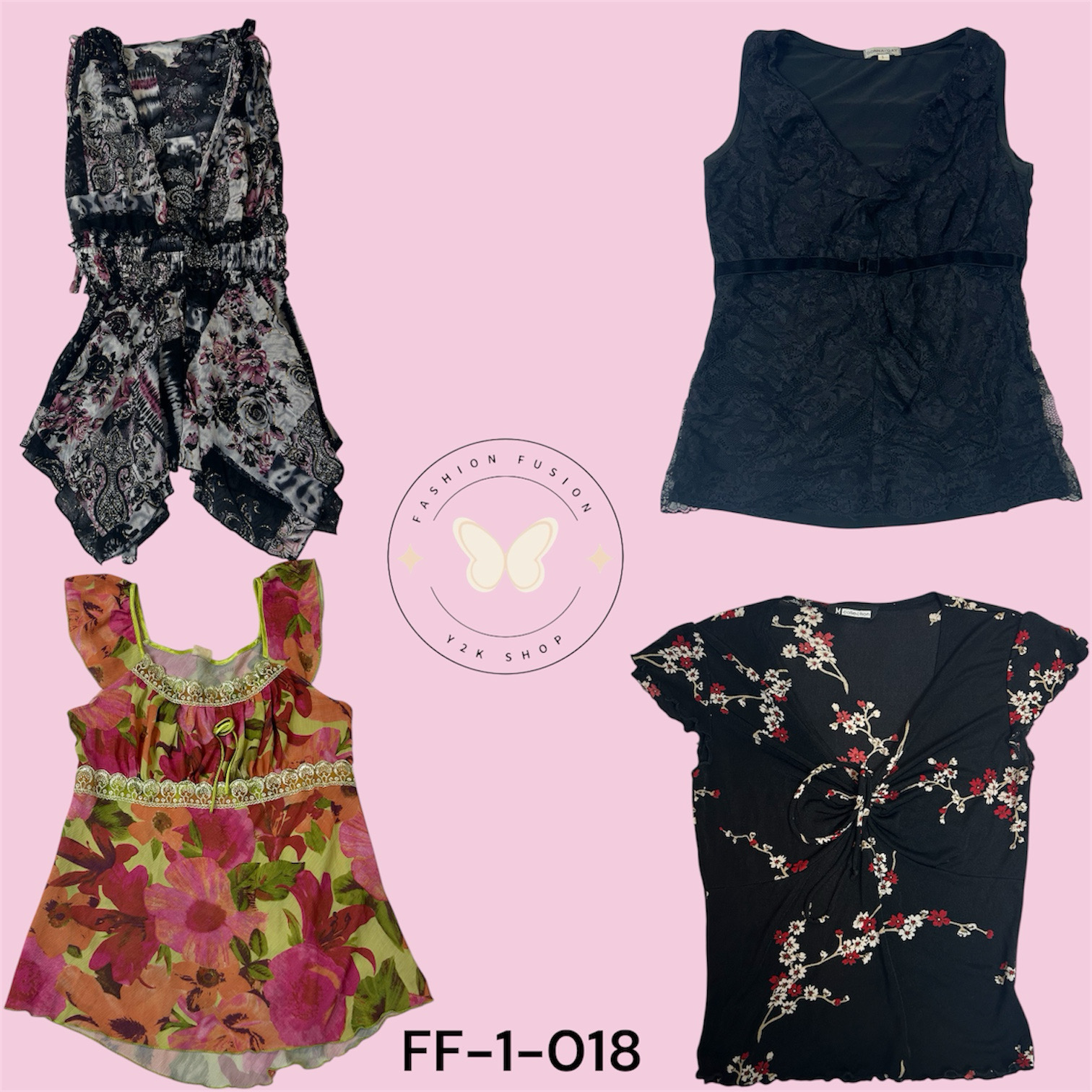 Luxury Mesh and poly Tops Collection (FF-1-018)