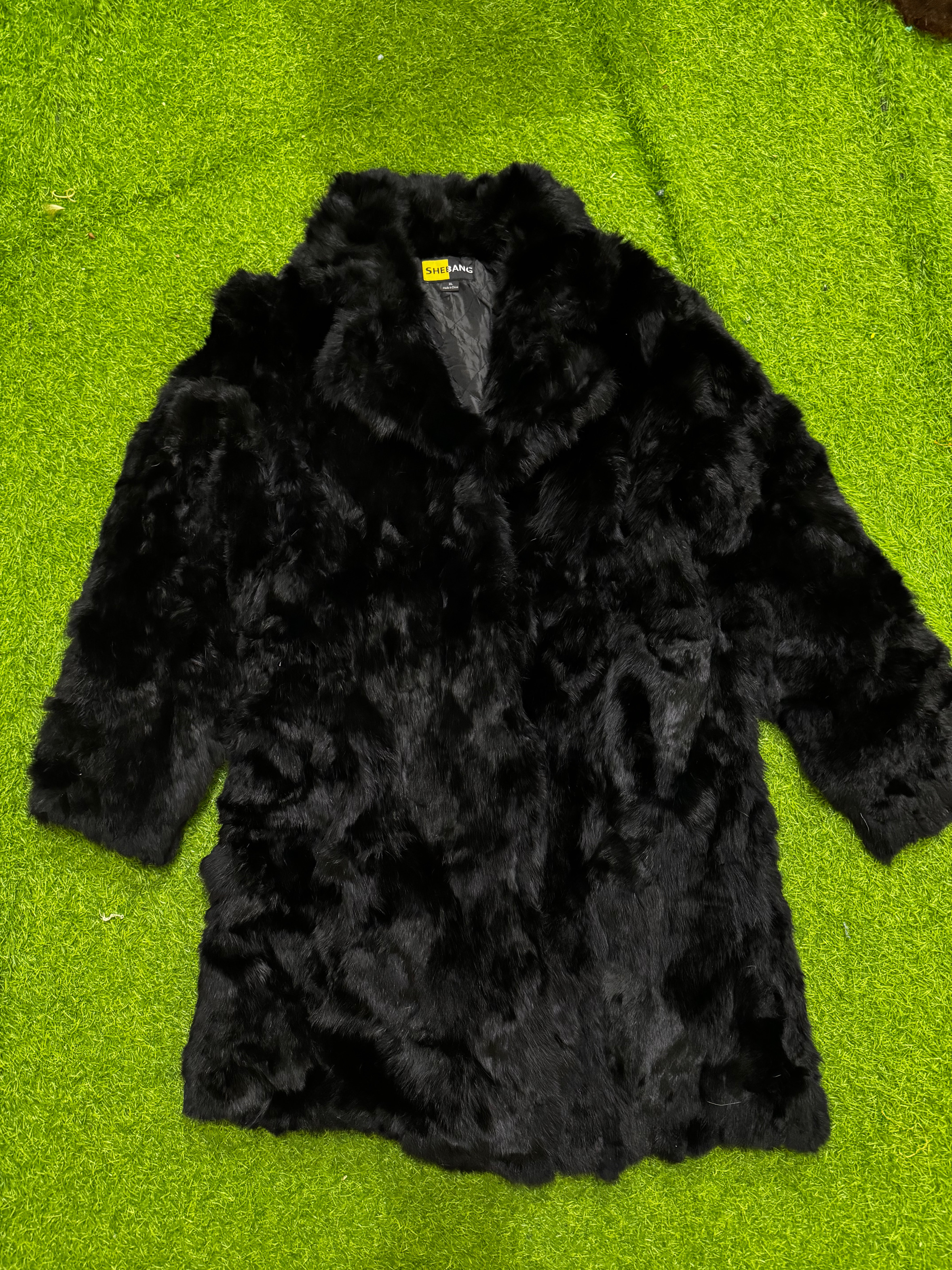 Real fur coat