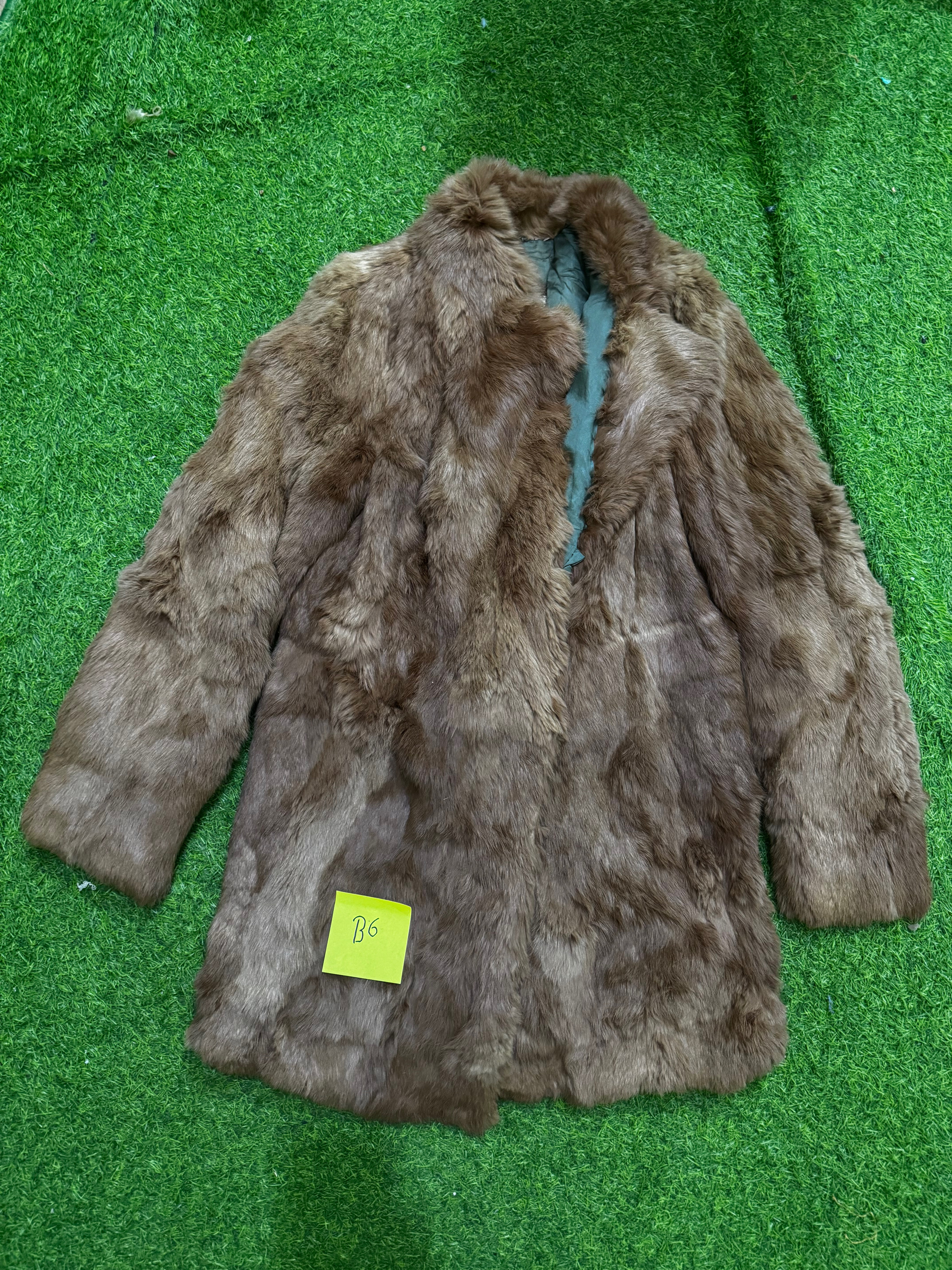 Real fur coat