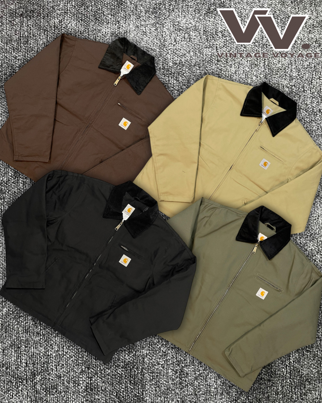 Carhartt umgestalteter Stil Mischfarbe Detroit Jacken #22126