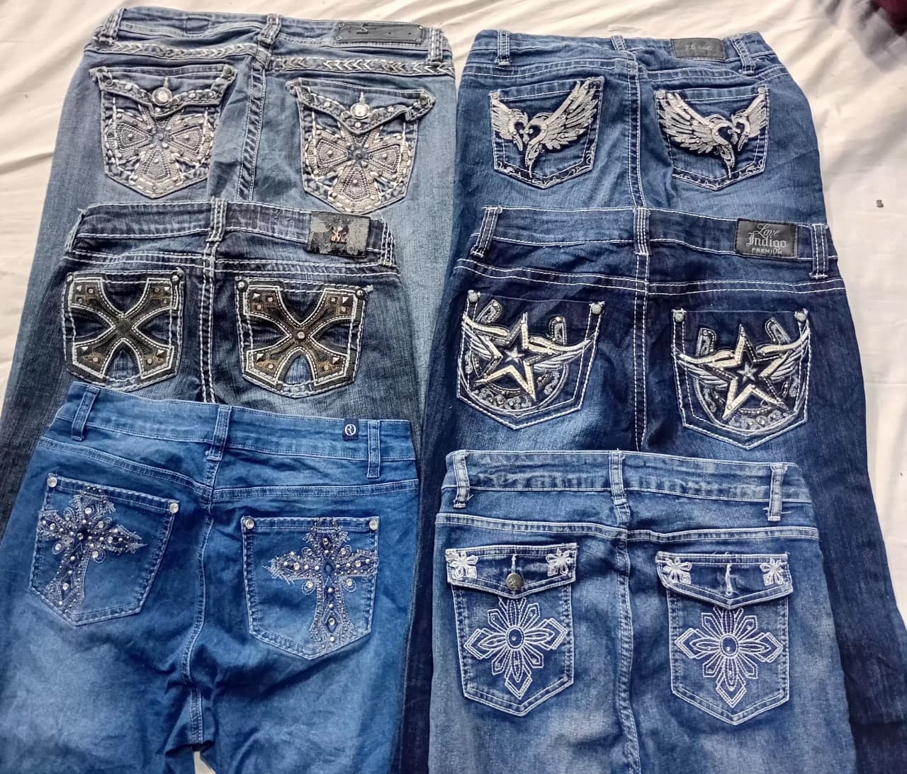 CR6007 Y2K Flare Jeans