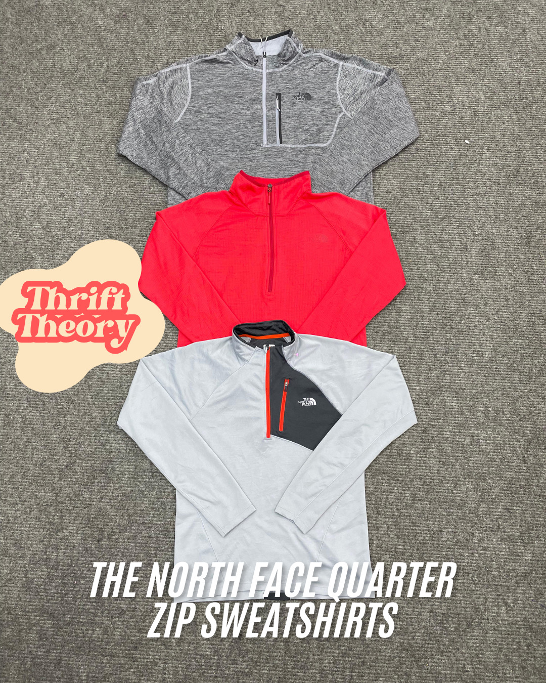 The North Face Quarter Zip Sweatshirts - (22/01)