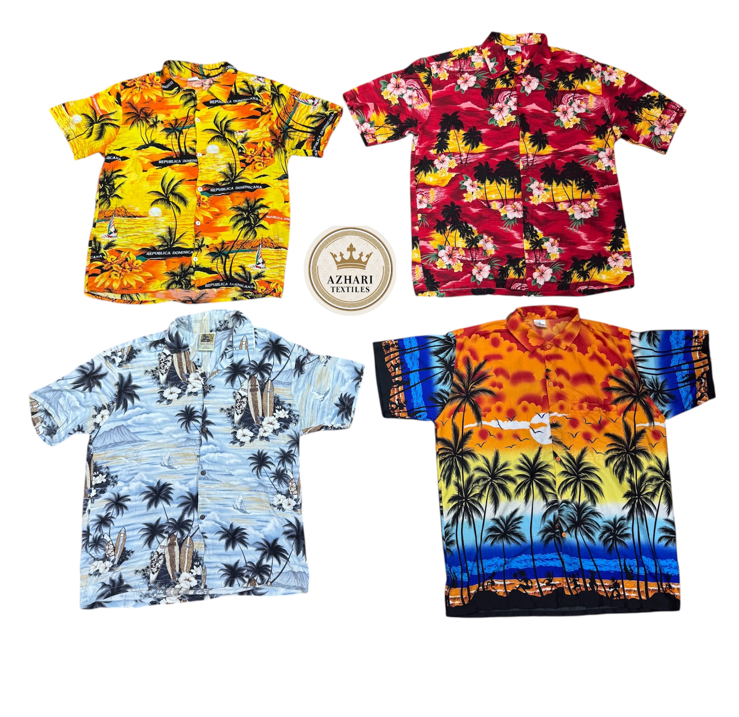 Hawaiian shirts  9 pcs At 372