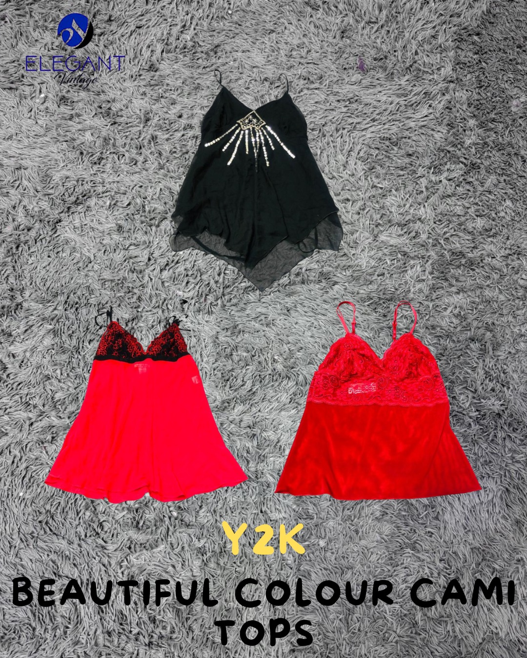 Y2K Beautiful Colour Cami Tops - EV2168