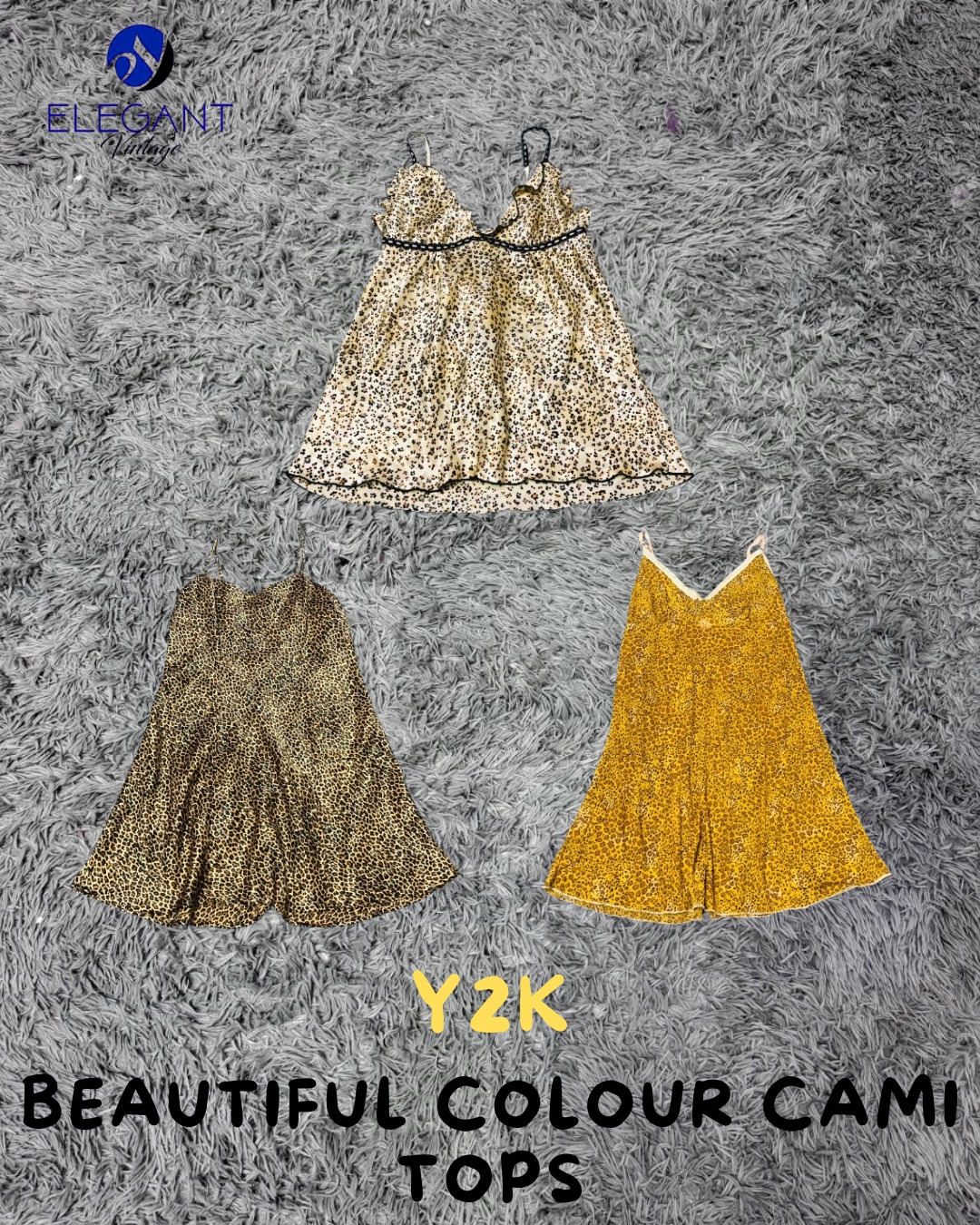 Y2K Beautiful Colour Cami Tops - EV2170