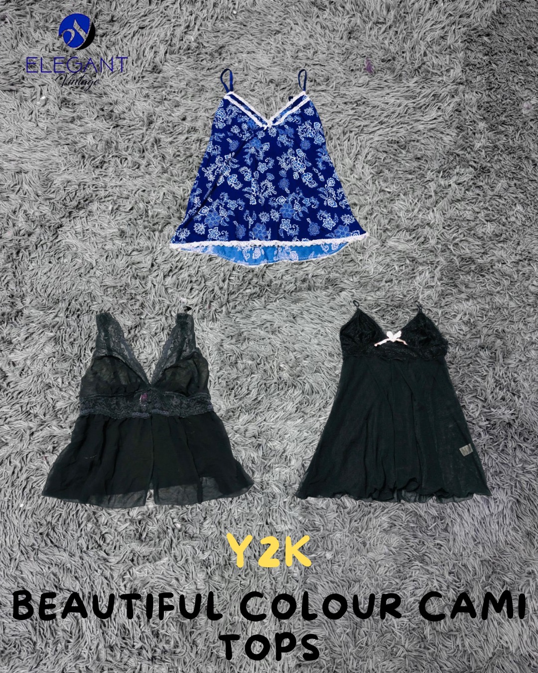 Y2K Beautiful Colour Cami Tops - EV2172