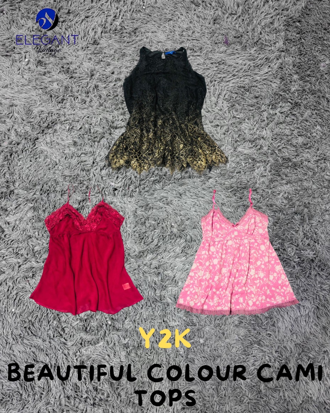 Y2K Beautiful Colour Cami Tops - EV2177