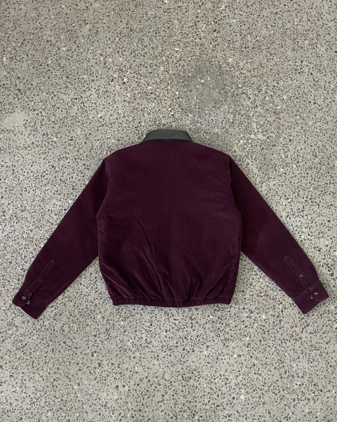 Upcycled Cordury Zip Shacket