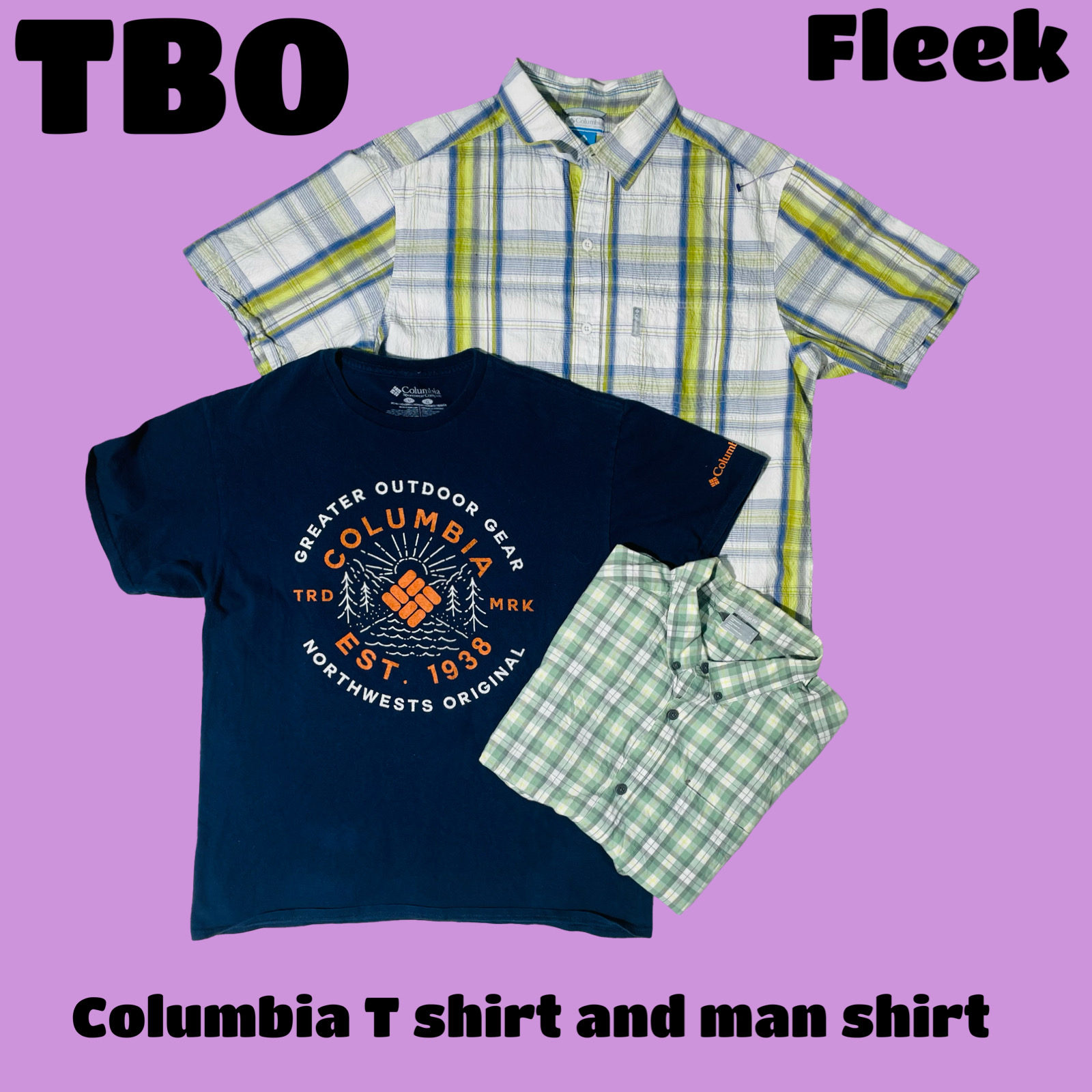 Columbia man shirt & T shirts