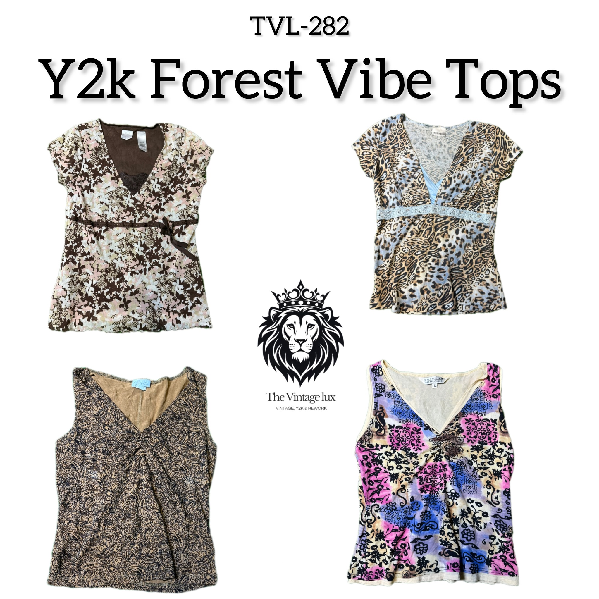 Y2K Forest Vibe Tops (TVL-282)