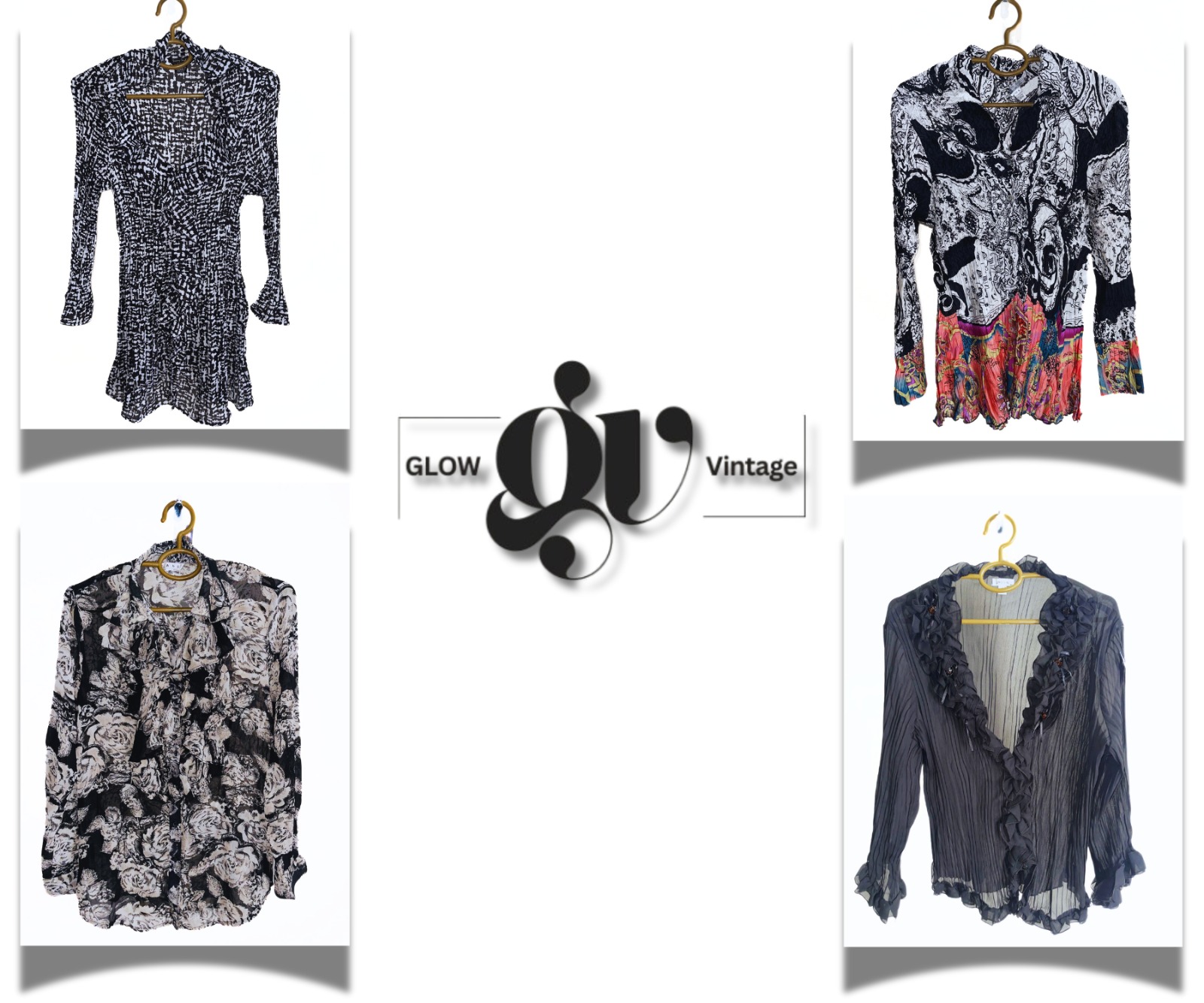 Y2K Earth Tone Long Sleeves Tops - GV0059