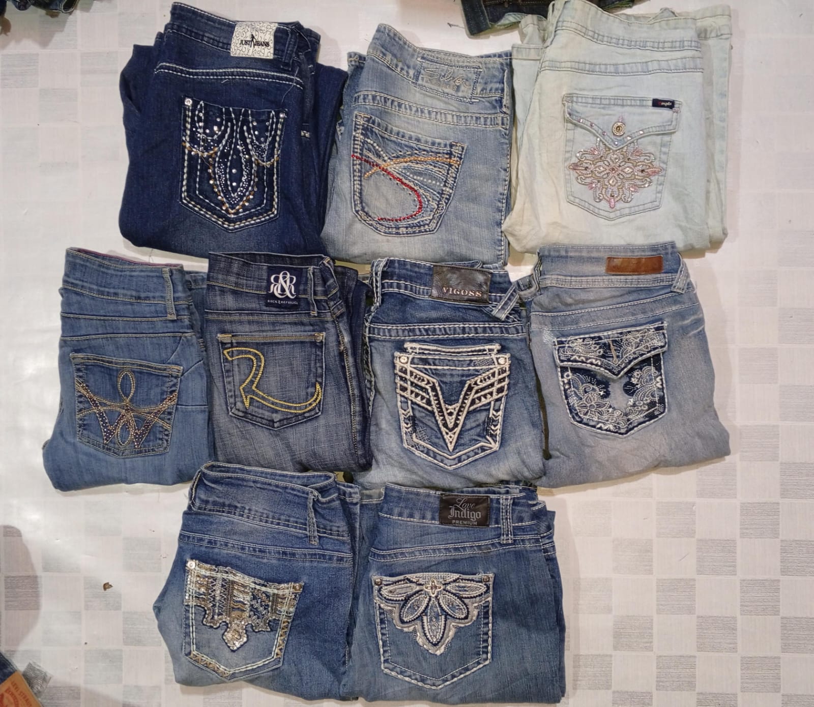 VIGOSS AND OTHER BRAND JEANS FLARE BOOTCUT