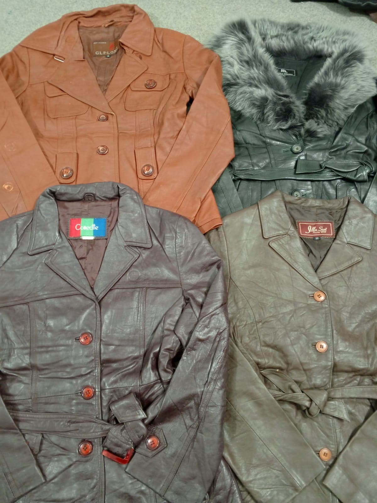 HD1329 Ladies Y2K Biker Style Leather Jackets