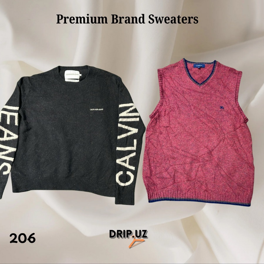 Premium brand Sweaters (206) Burberry, Ck & more