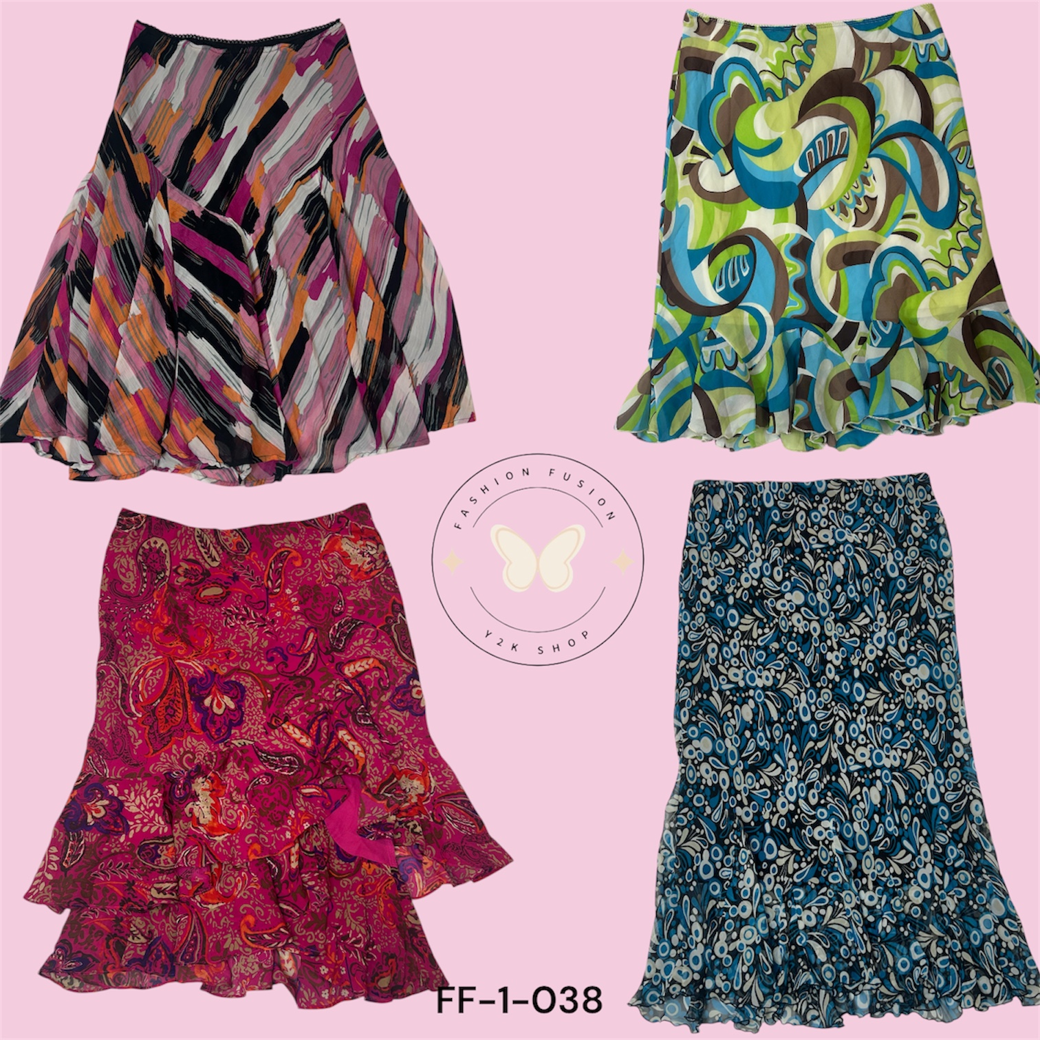 Poly skirt  Ribbed Stretch – Slim Fit (FF-1-038)