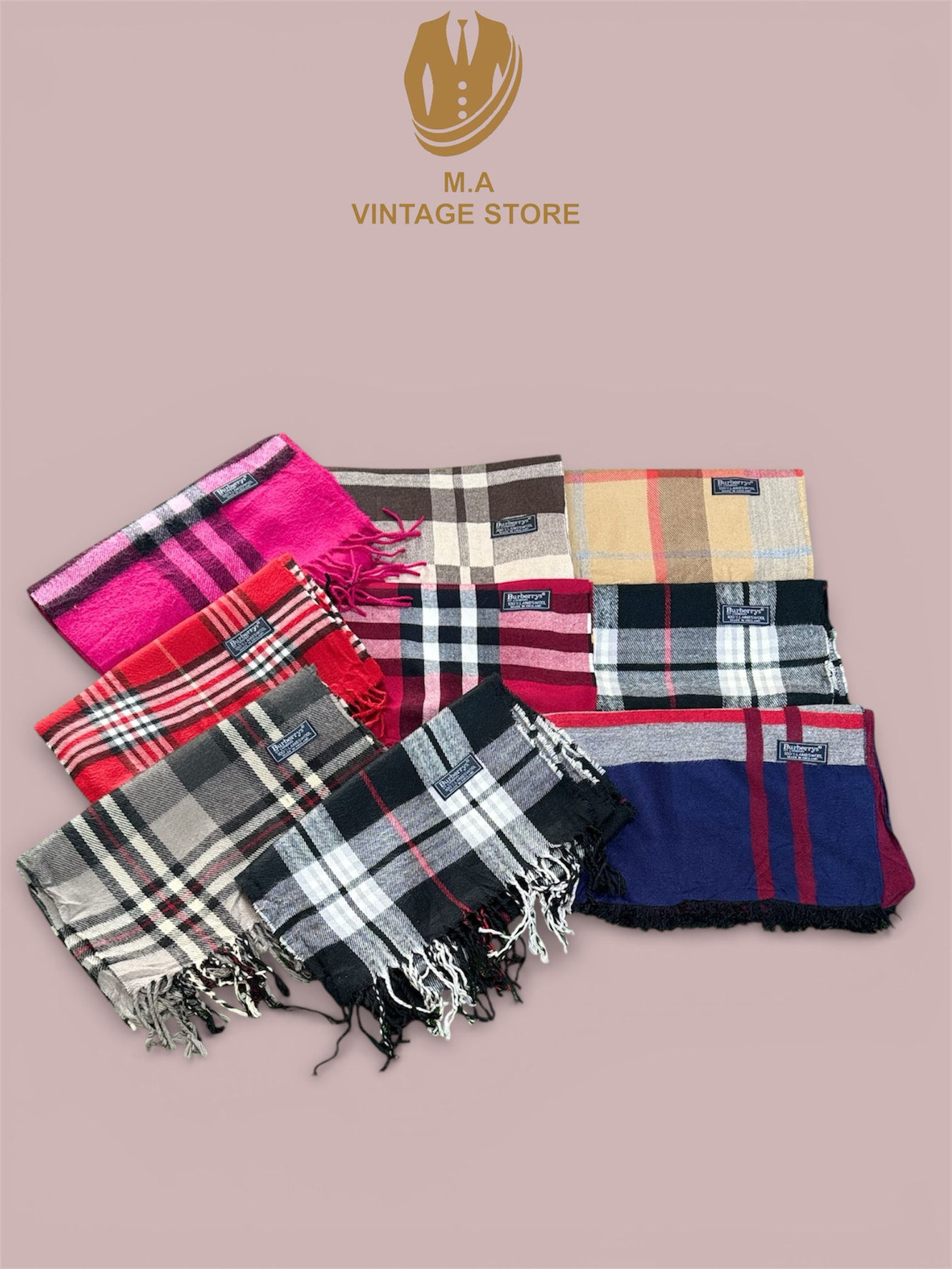 Branded Burberry Scarves (ks71)