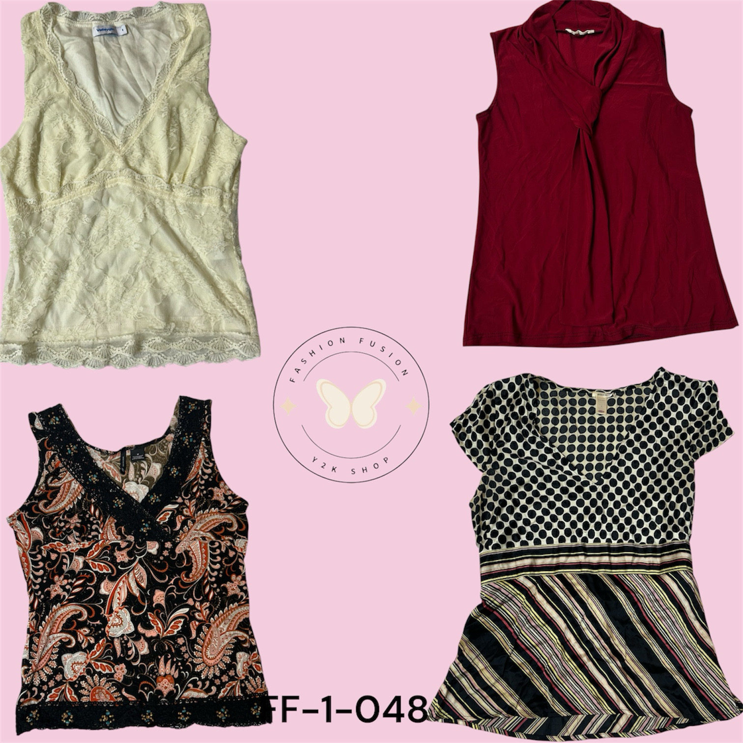 Designer Printed Poly Mesh Blouse (FF-1-048)