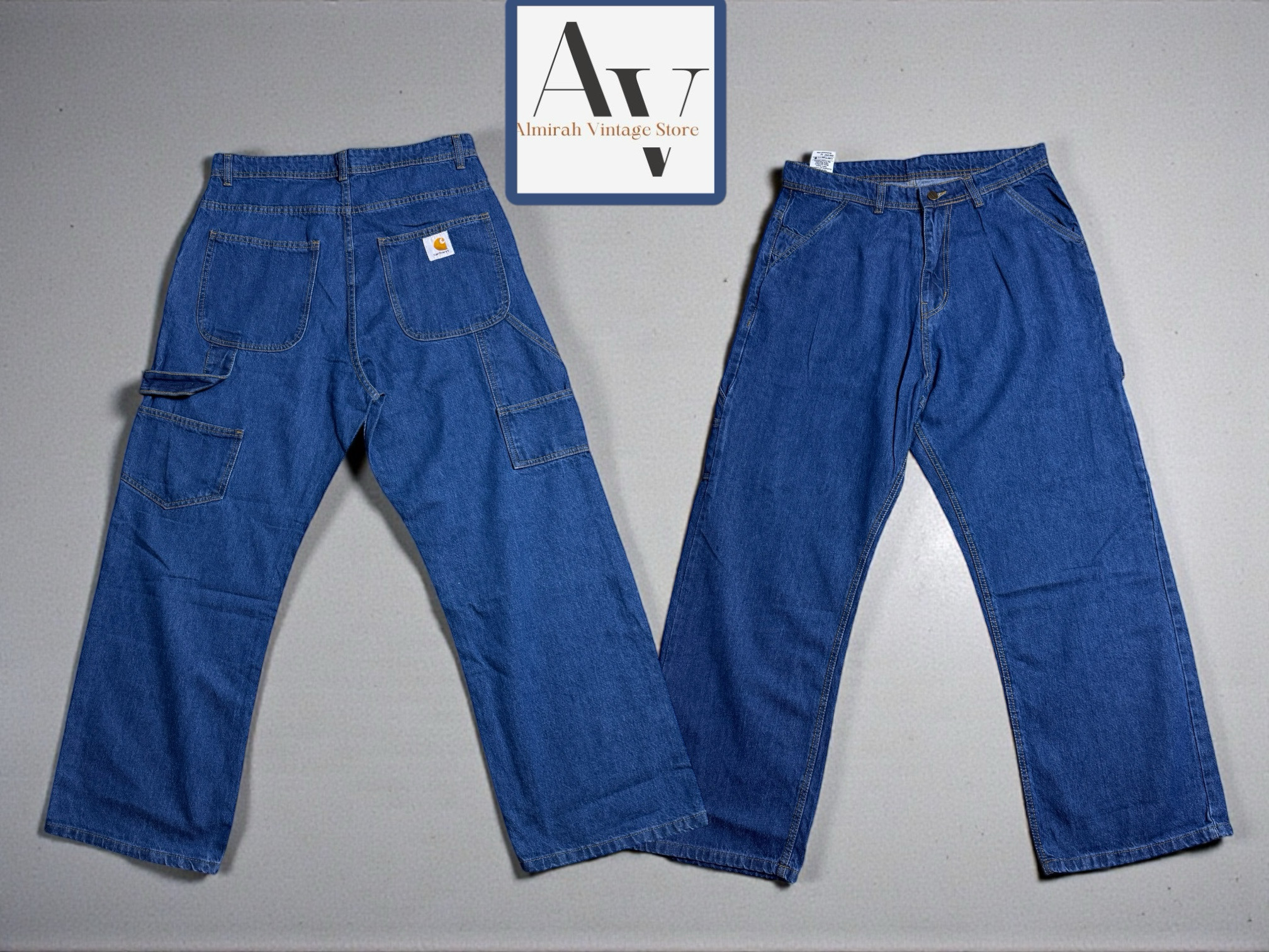 Carhartt rework style baggy pants