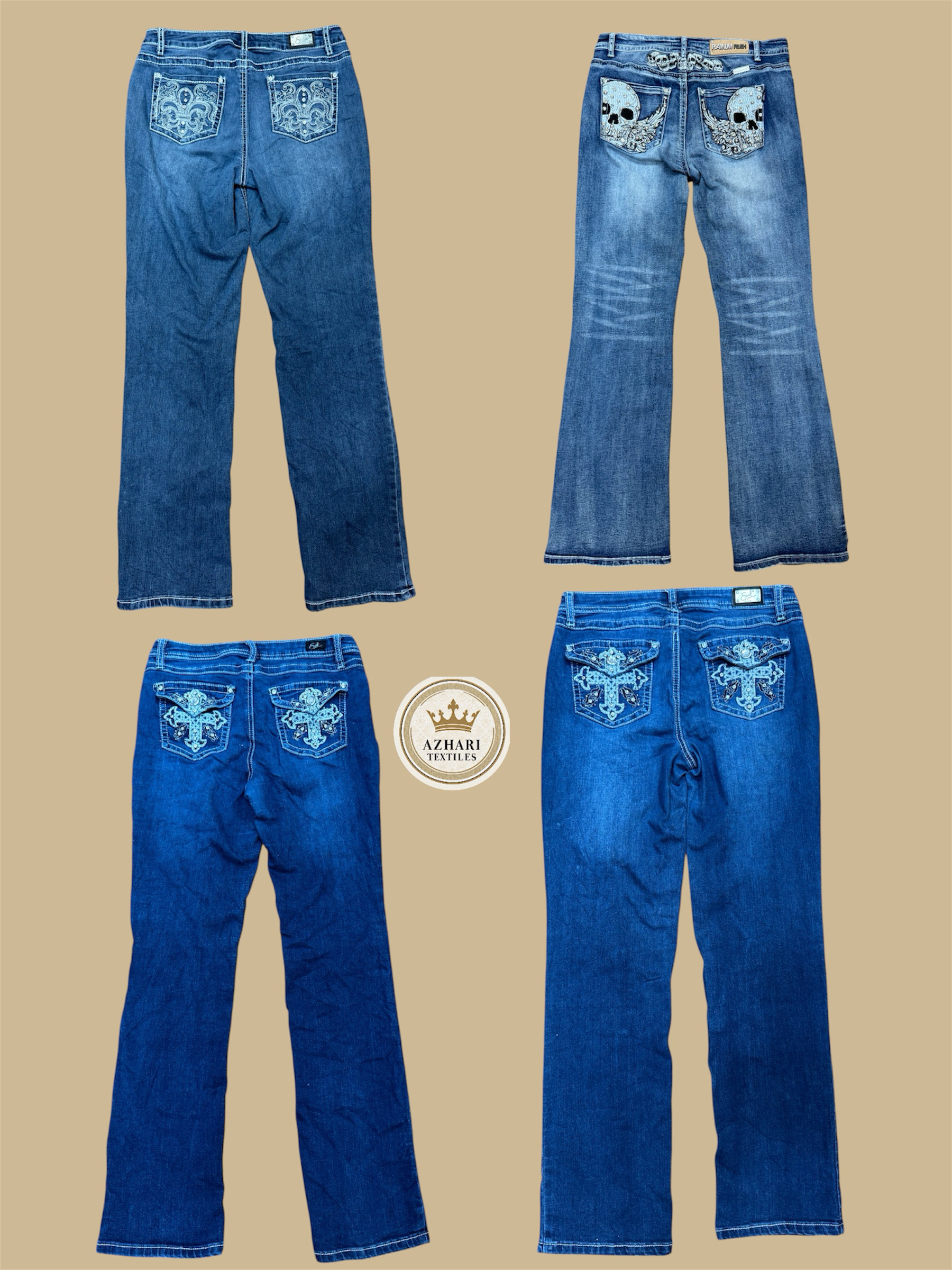 Y2K unique Jeans 10 pcs À 382