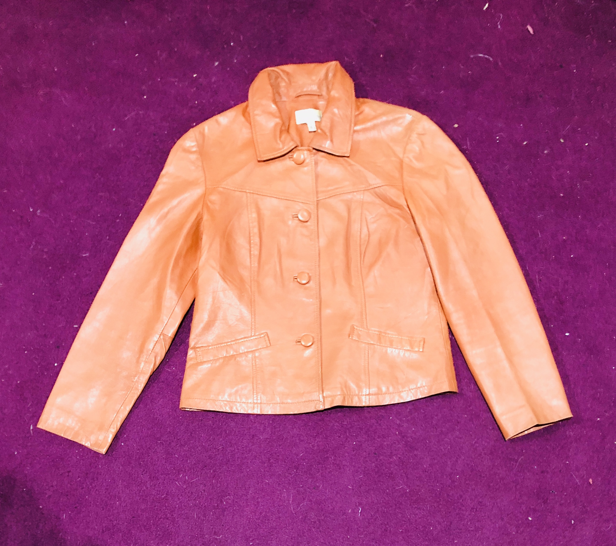 Women’s Fancy Leather Short Coat