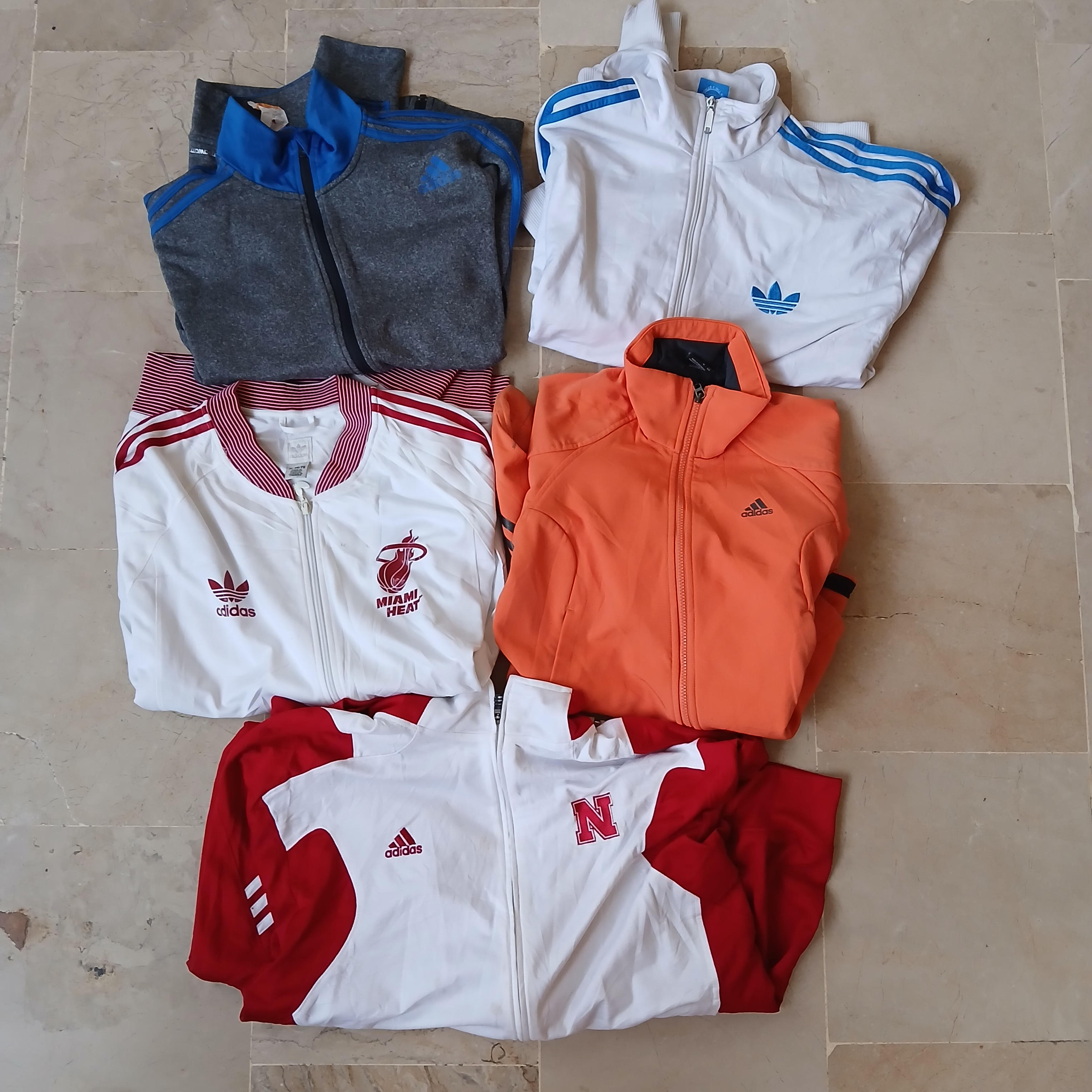 トラックジャケットバンドル ビンテージ＆モダン スポーティスタイル (Adidas, Nike, Puma & More)