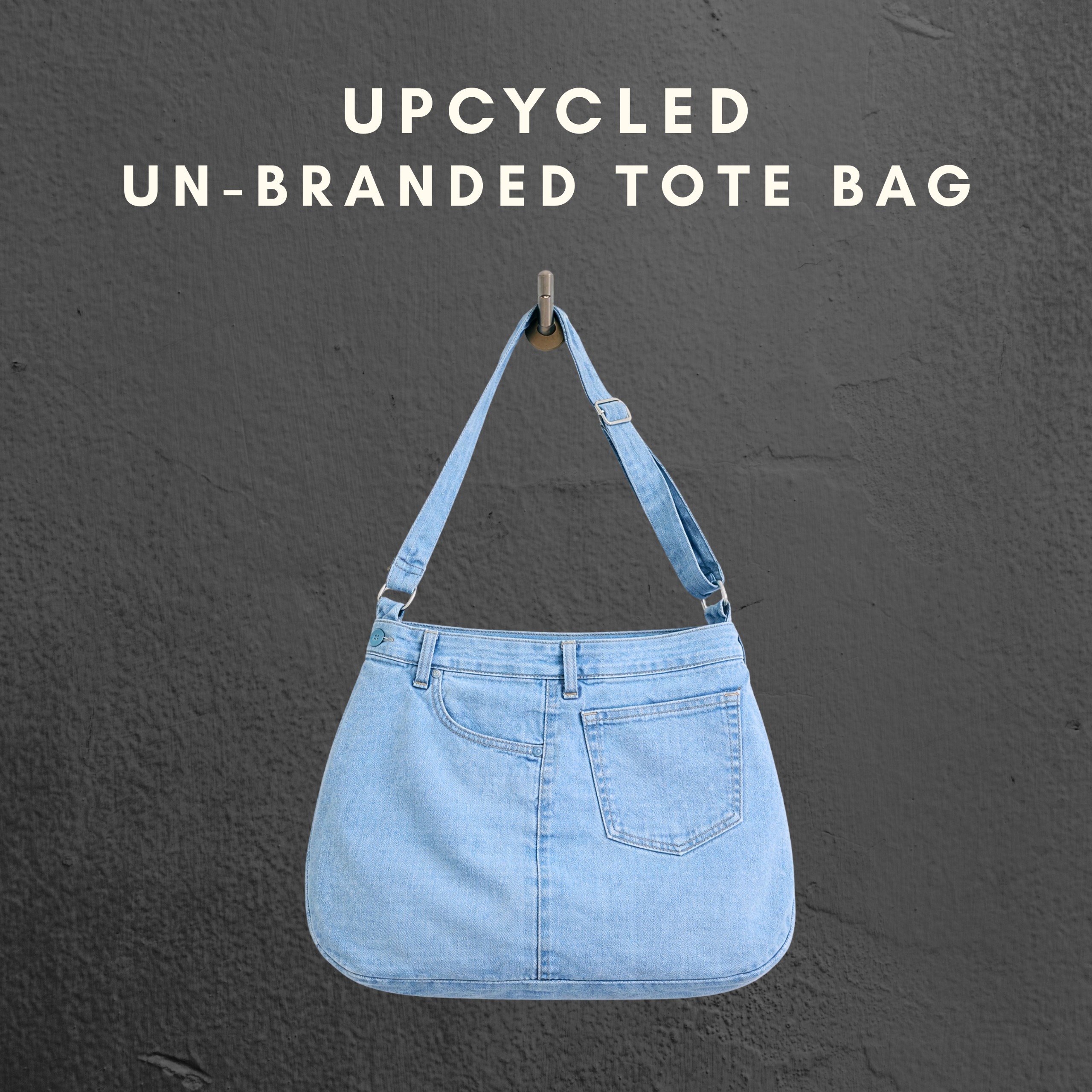 Upcycled Denim Tote - Moq 20